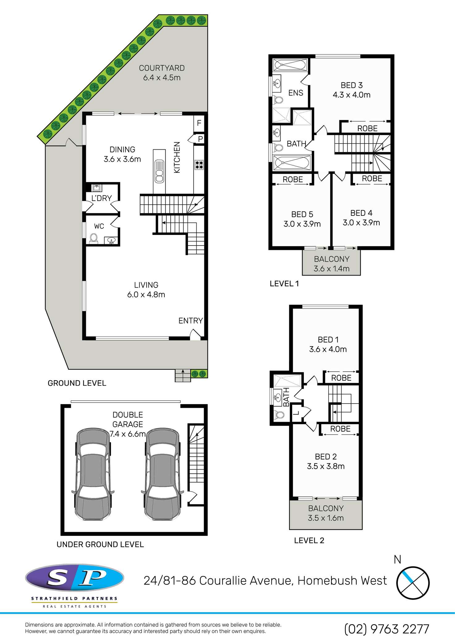 Floorplan of Homely semiDetached listing, 24/81-86 Courallie Avenue, Homebush West NSW 2140