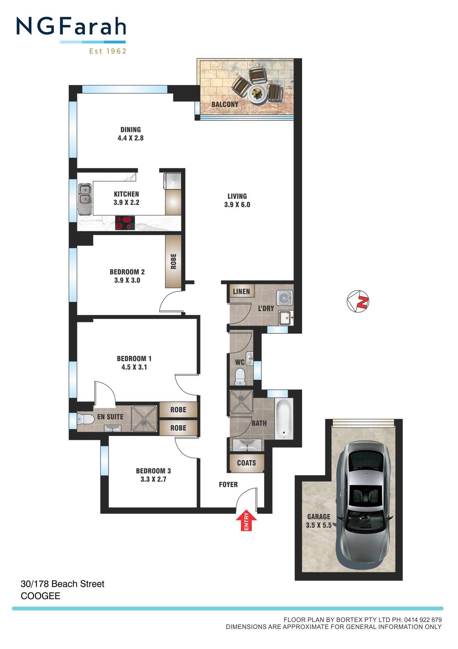 Floorplan of Homely apartment listing, 30/178 Beach Street, Coogee NSW 2034