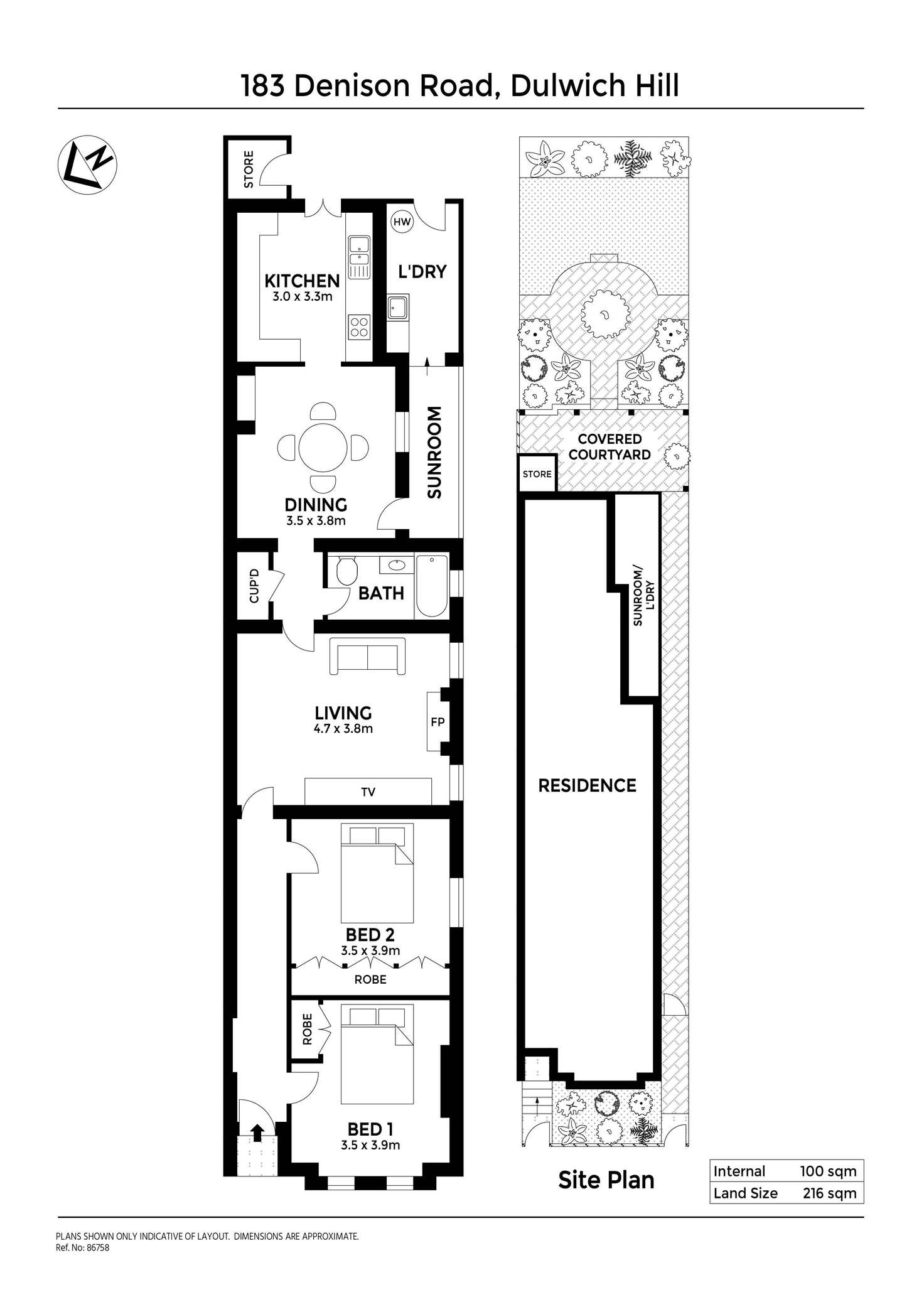 Floorplan of Homely house listing, 183 Denison Road, Dulwich Hill NSW 2203