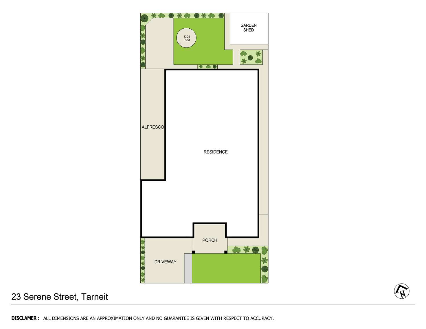 Floorplan of Homely house listing, 23 Serene Street, Tarneit VIC 3029