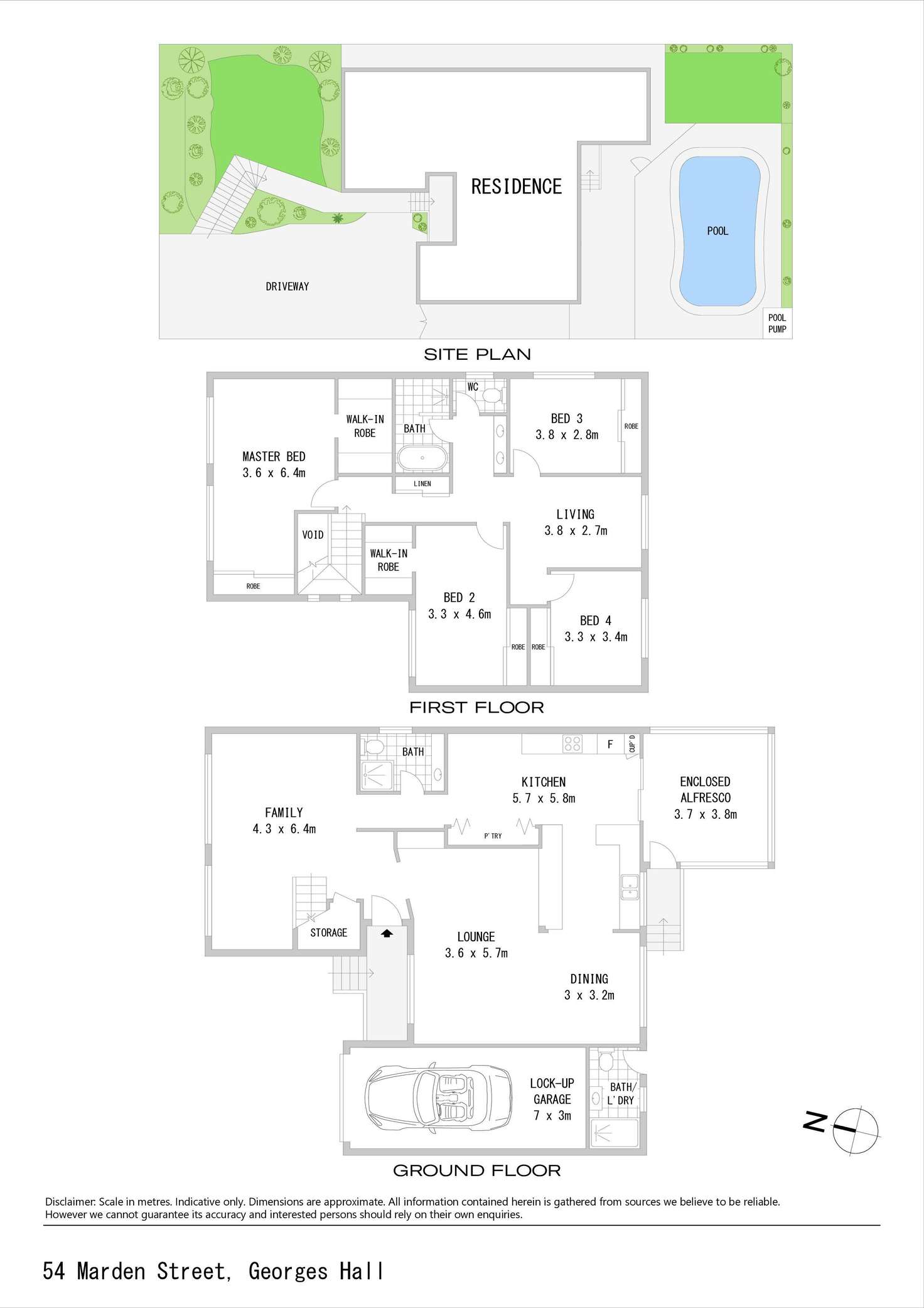 Floorplan of Homely house listing, 54 Marden Street, Georges Hall NSW 2198