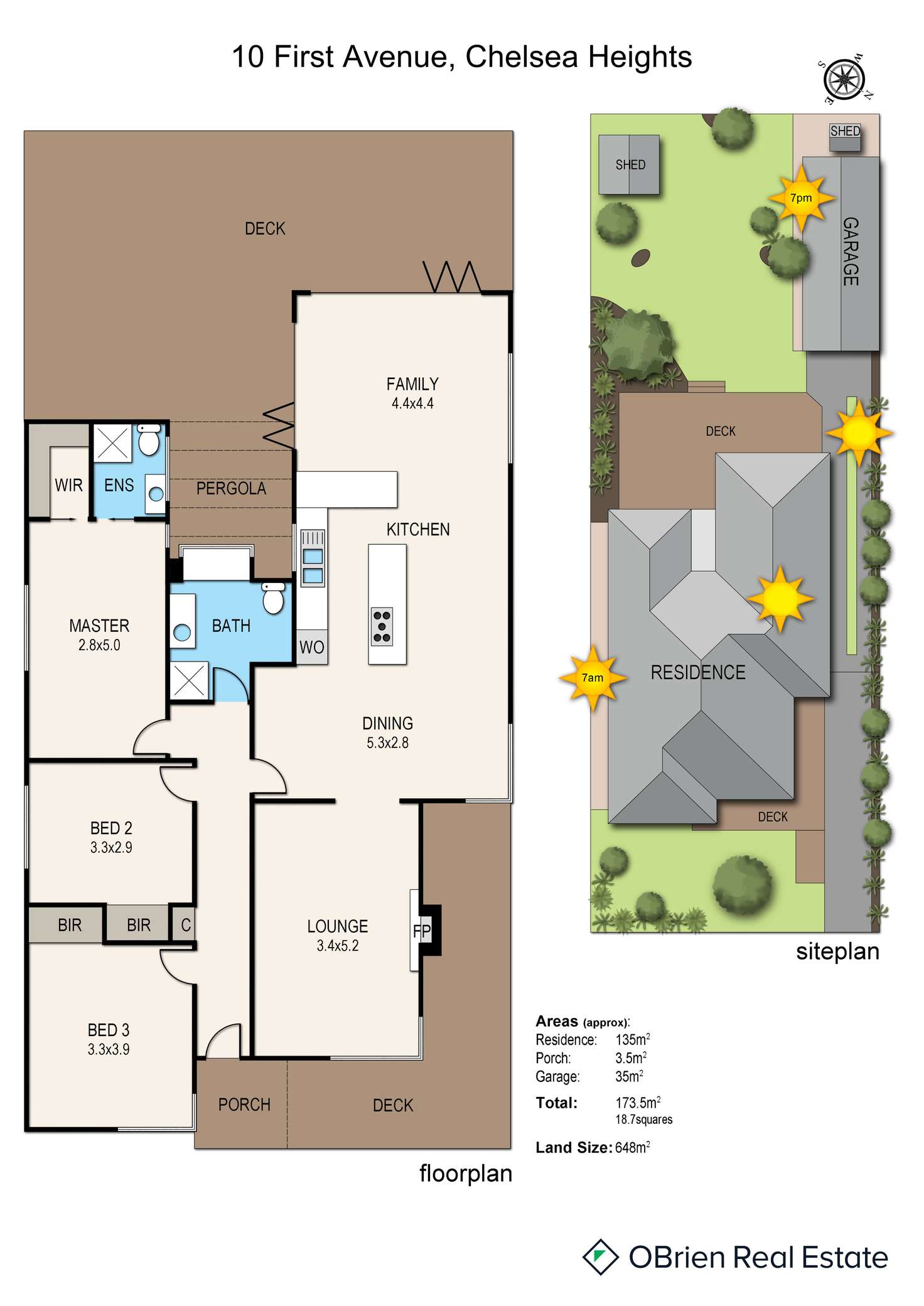 Floorplan of Homely house listing, 10 First Avenue, Chelsea Heights VIC 3196