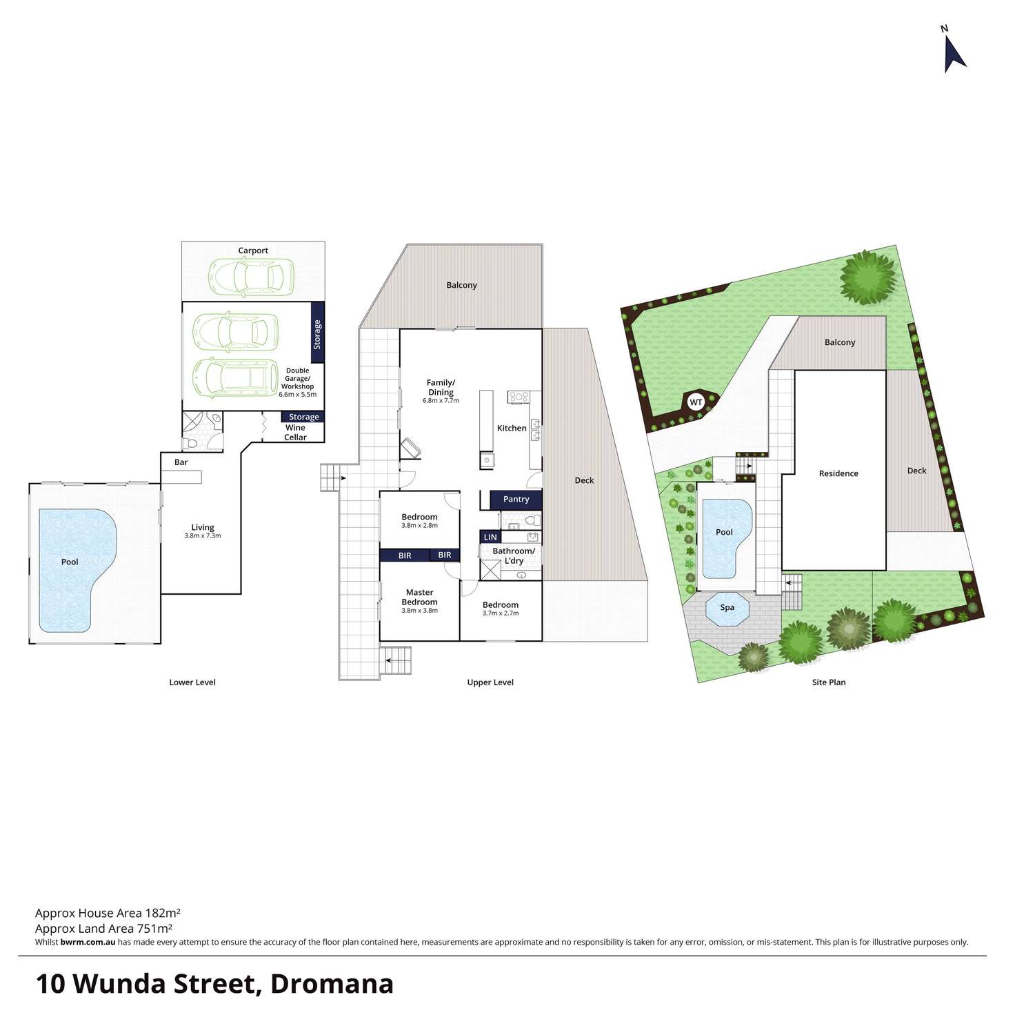 Floorplan of Homely house listing, 10 Wunda Street, Dromana VIC 3936