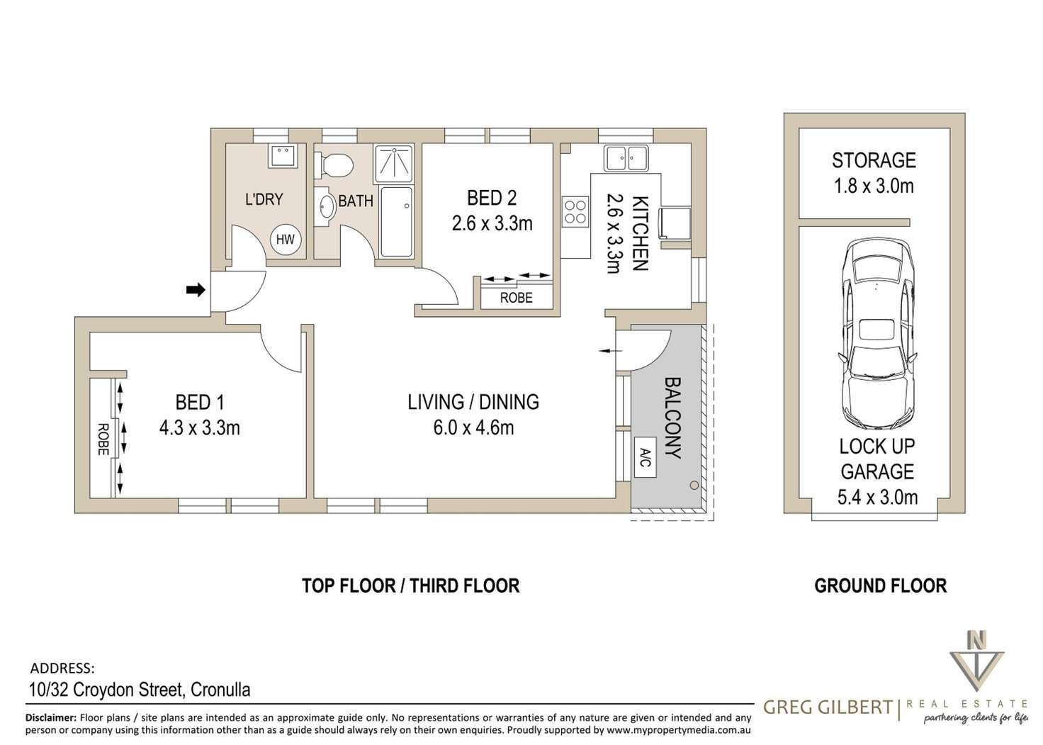 Floorplan of Homely apartment listing, 10/32 Croydon Street, Cronulla NSW 2230