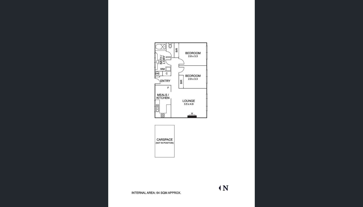 Floorplan of Homely apartment listing, 15/212 The Avenue, Parkville VIC 3052