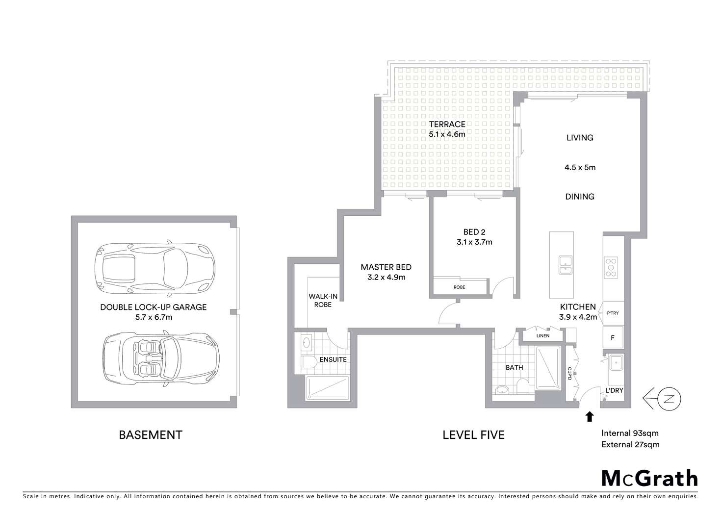 Floorplan of Homely apartment listing, 39/5 Gurrier Avenue, Miranda NSW 2228