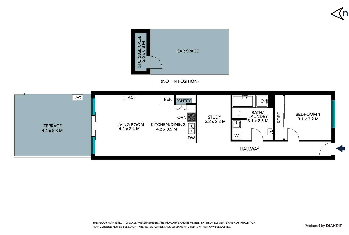 Floorplan of Homely apartment listing, 106/82 Epping Road, Epping VIC 3076