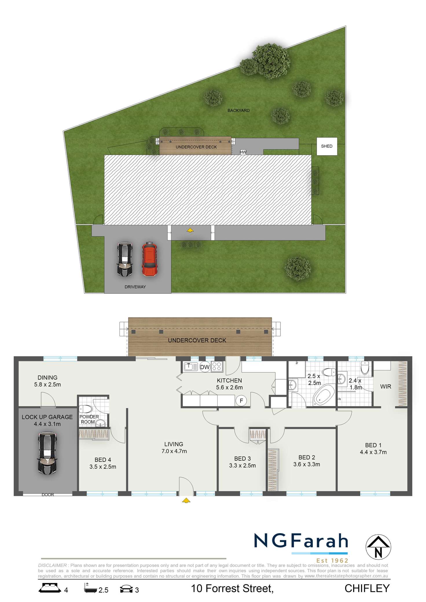 Floorplan of Homely house listing, 10 Forrest Street, Chifley NSW 2036