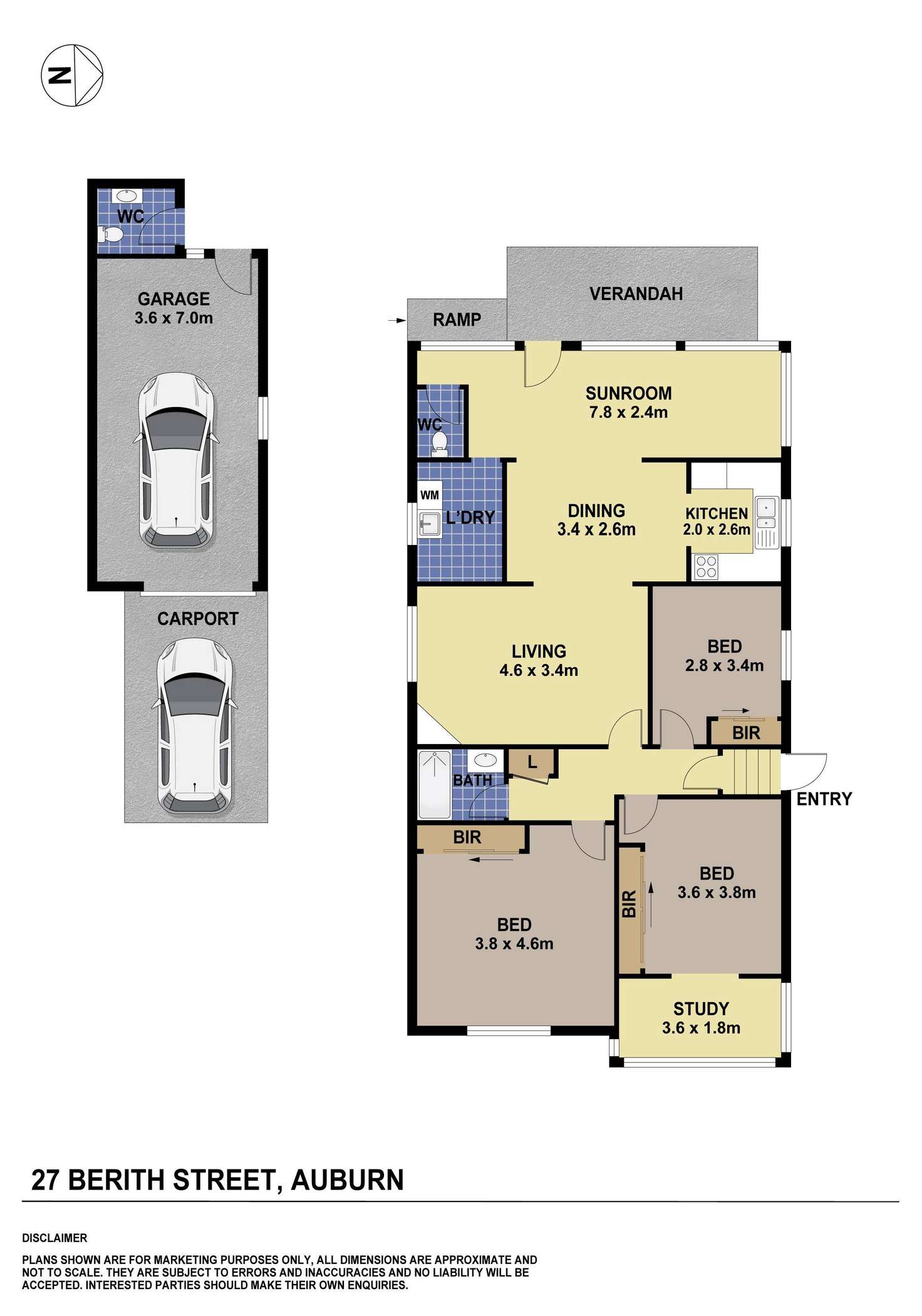 Floorplan of Homely house listing, 27 Berith Street, Auburn NSW 2144
