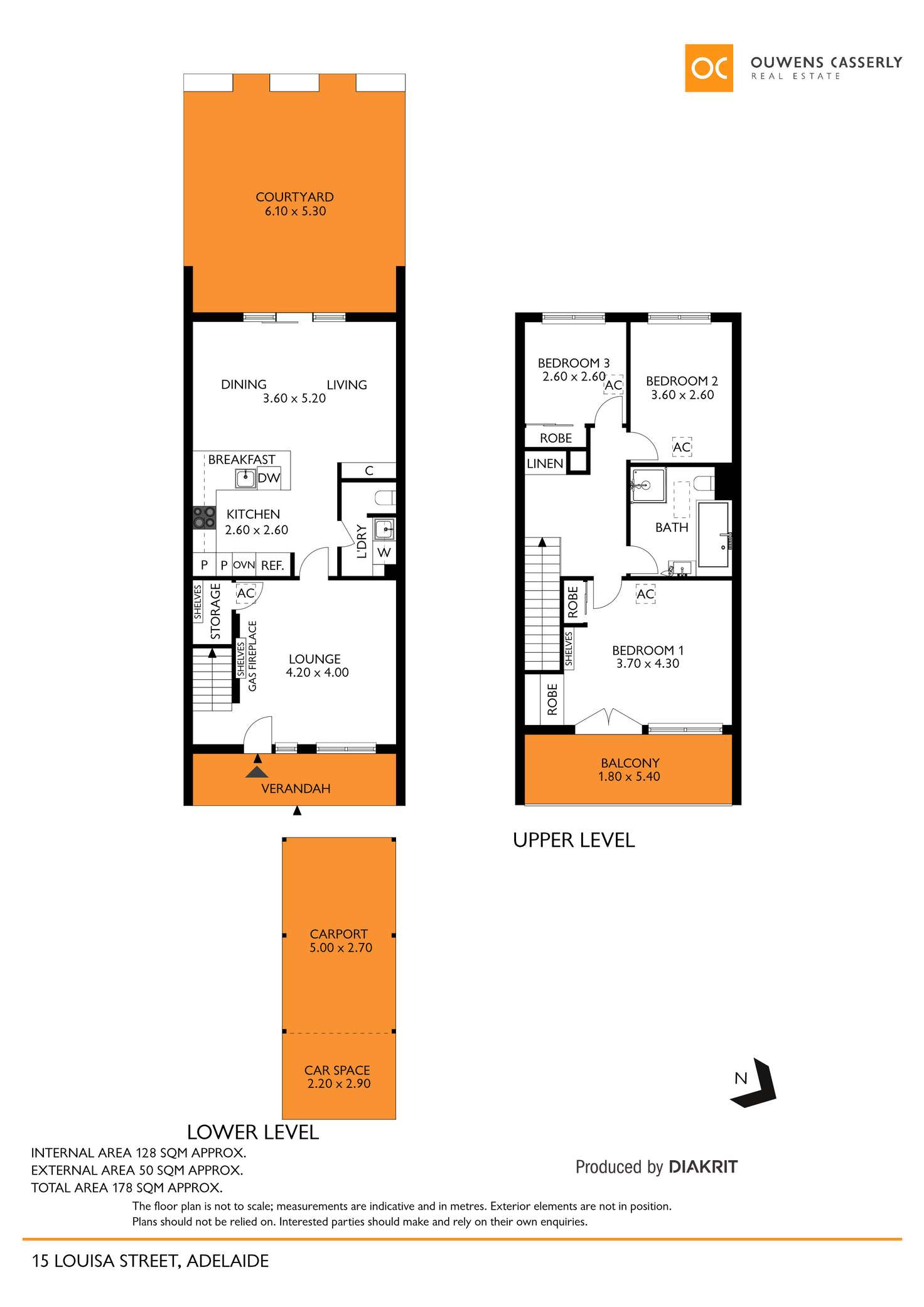 Floorplan of Homely house listing, 15 Louisa Street, Adelaide SA 5000