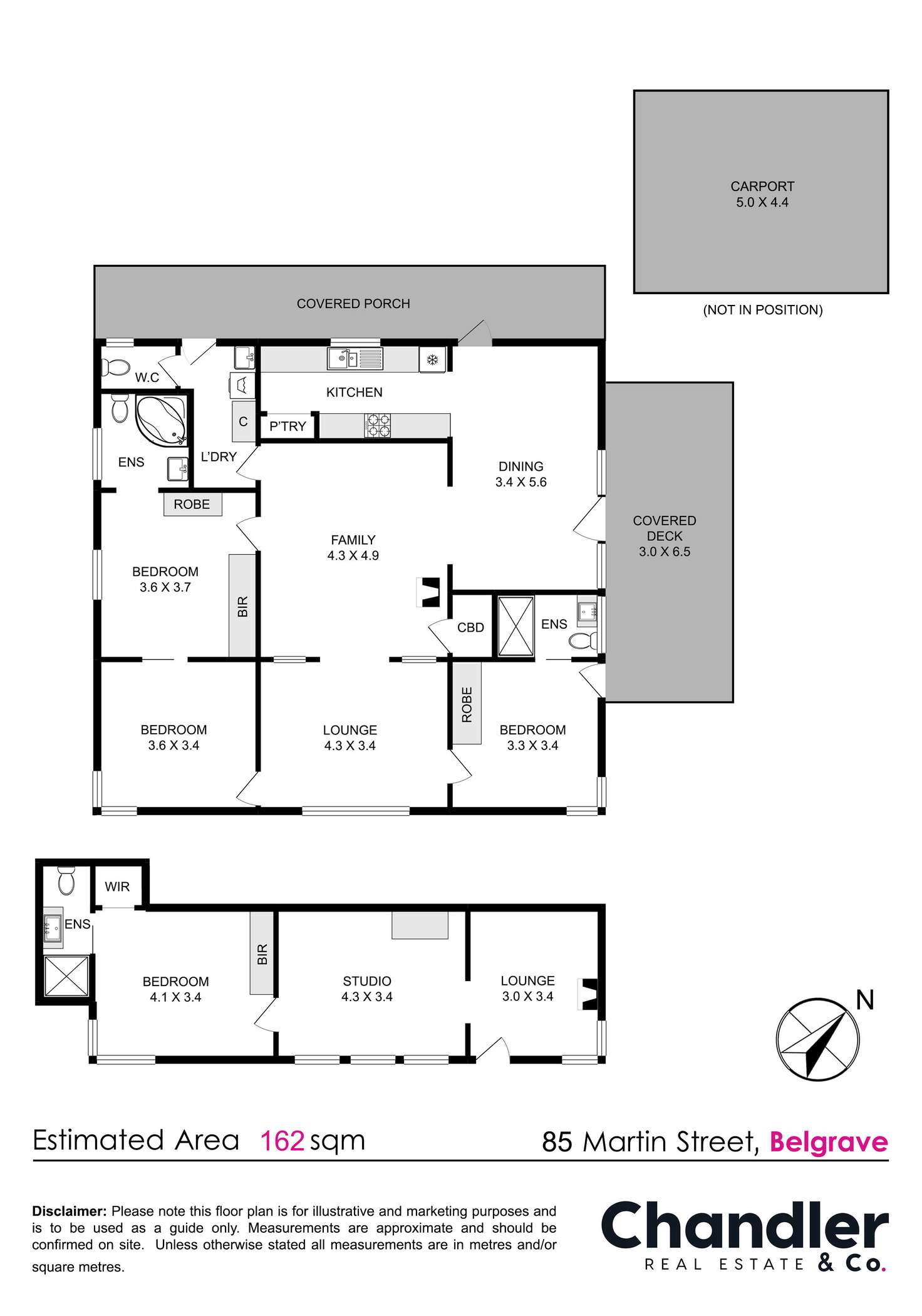 Floorplan of Homely house listing, 85 Martin Street, Belgrave VIC 3160