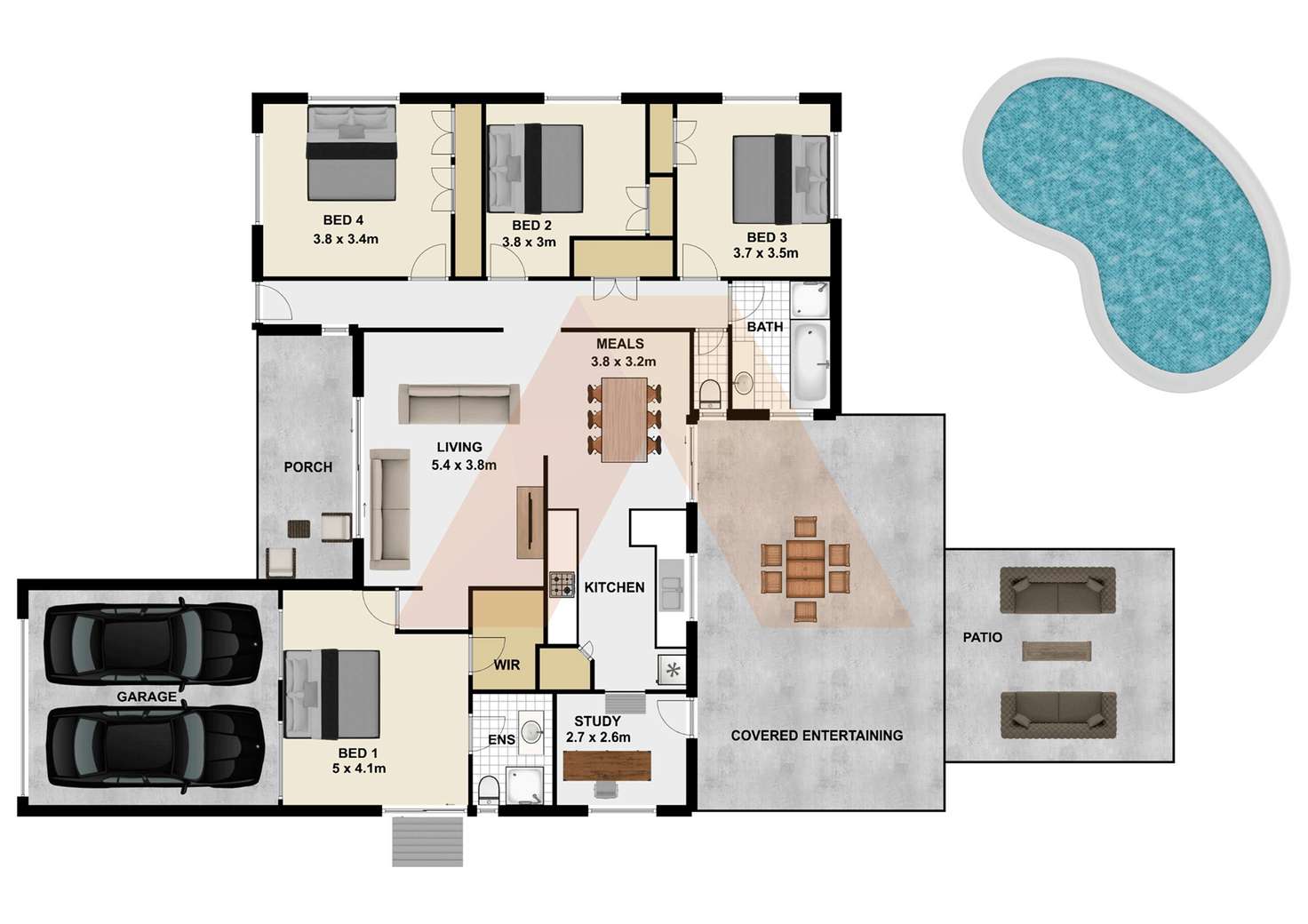 Floorplan of Homely house listing, 15 Cordia Street, Algester QLD 4115
