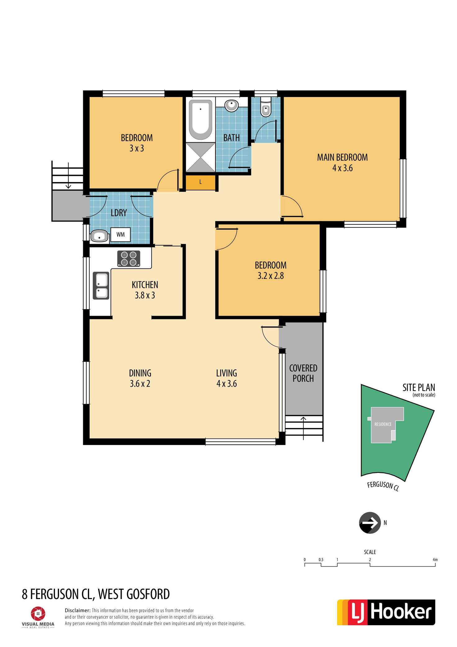 Floorplan of Homely house listing, 8 Ferguson Close, West Gosford NSW 2250