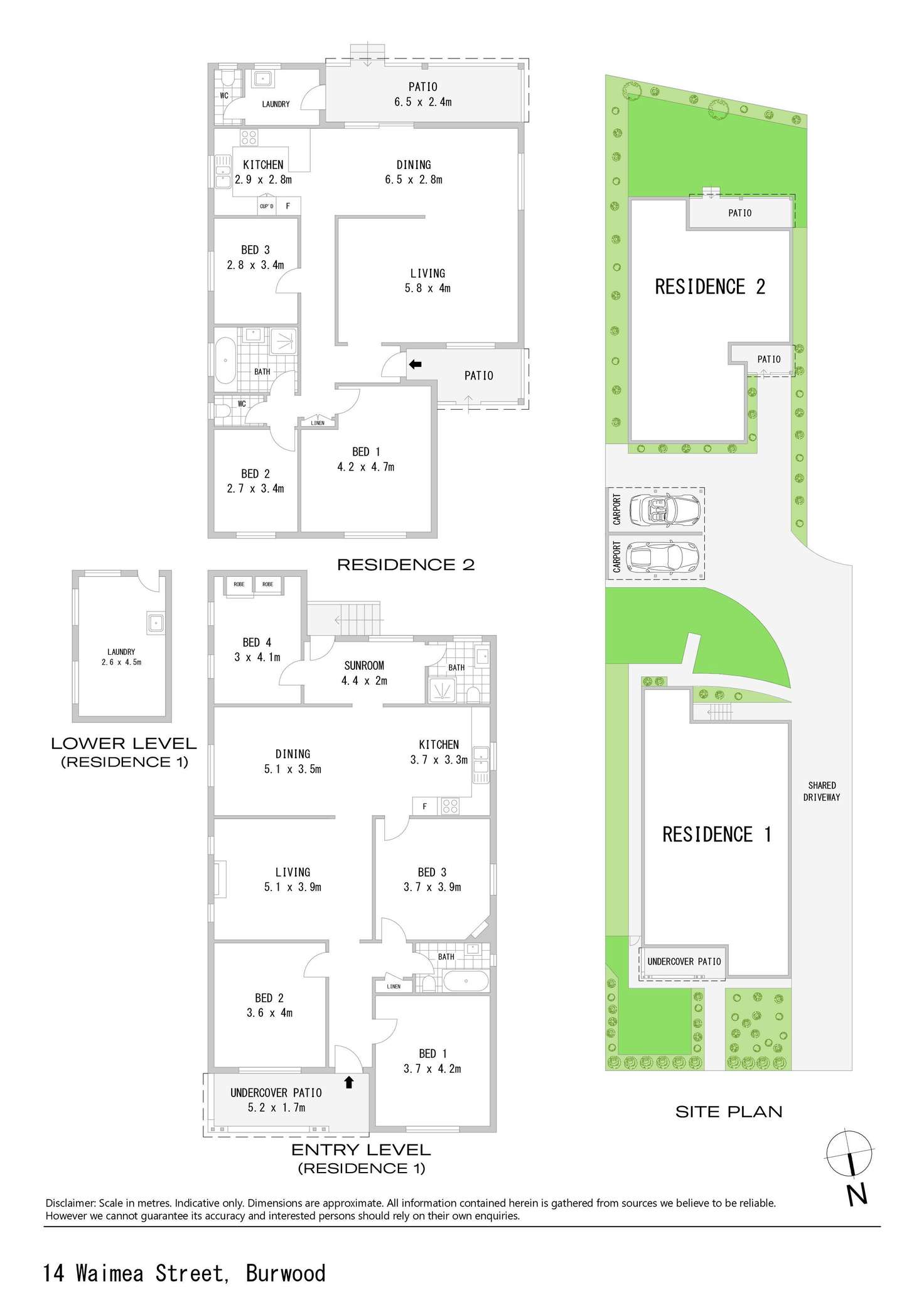 Floorplan of Homely house listing, 14 Waimea Street, Burwood NSW 2134