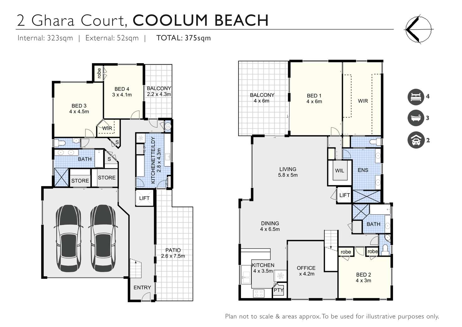 Floorplan of Homely house listing, 2 Ghara Court, Coolum Beach QLD 4573