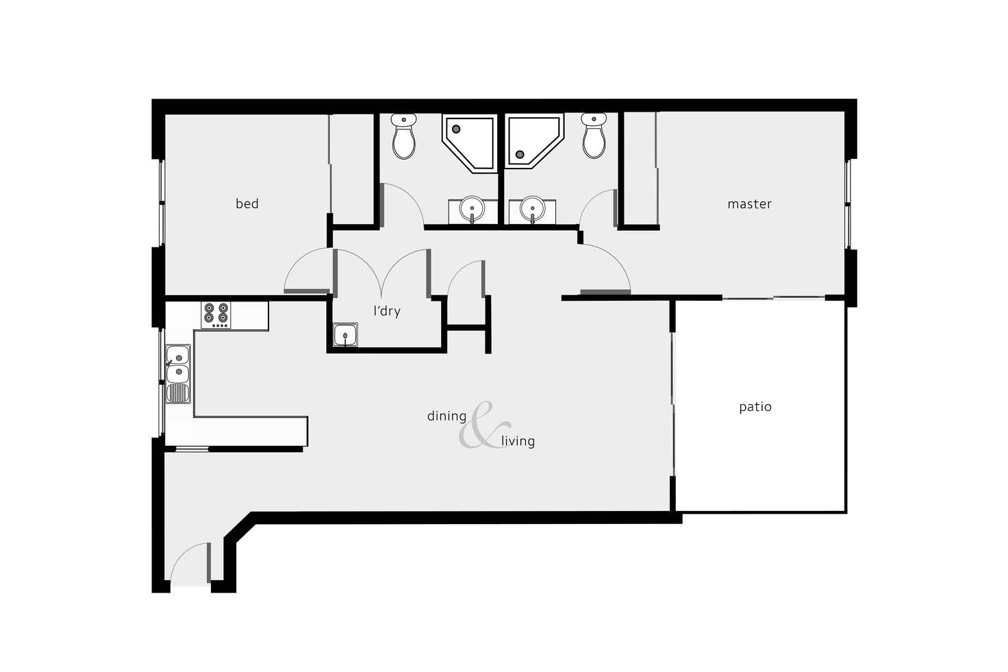 Floorplan of Homely unit listing, 221/29-33 Springfield Crescent, Manoora QLD 4870