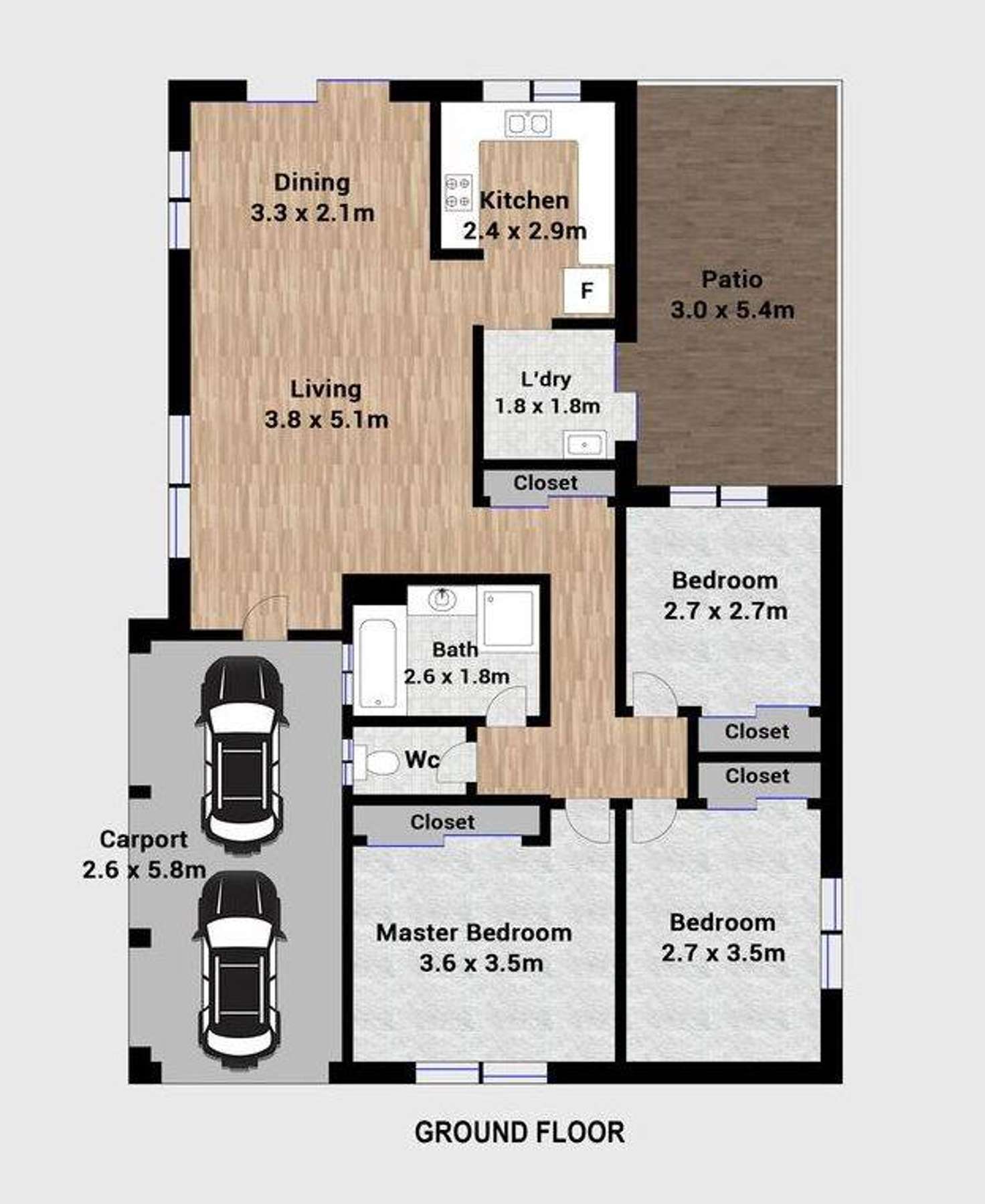 Floorplan of Homely house listing, 8 Lindner Close, Eagleby QLD 4207
