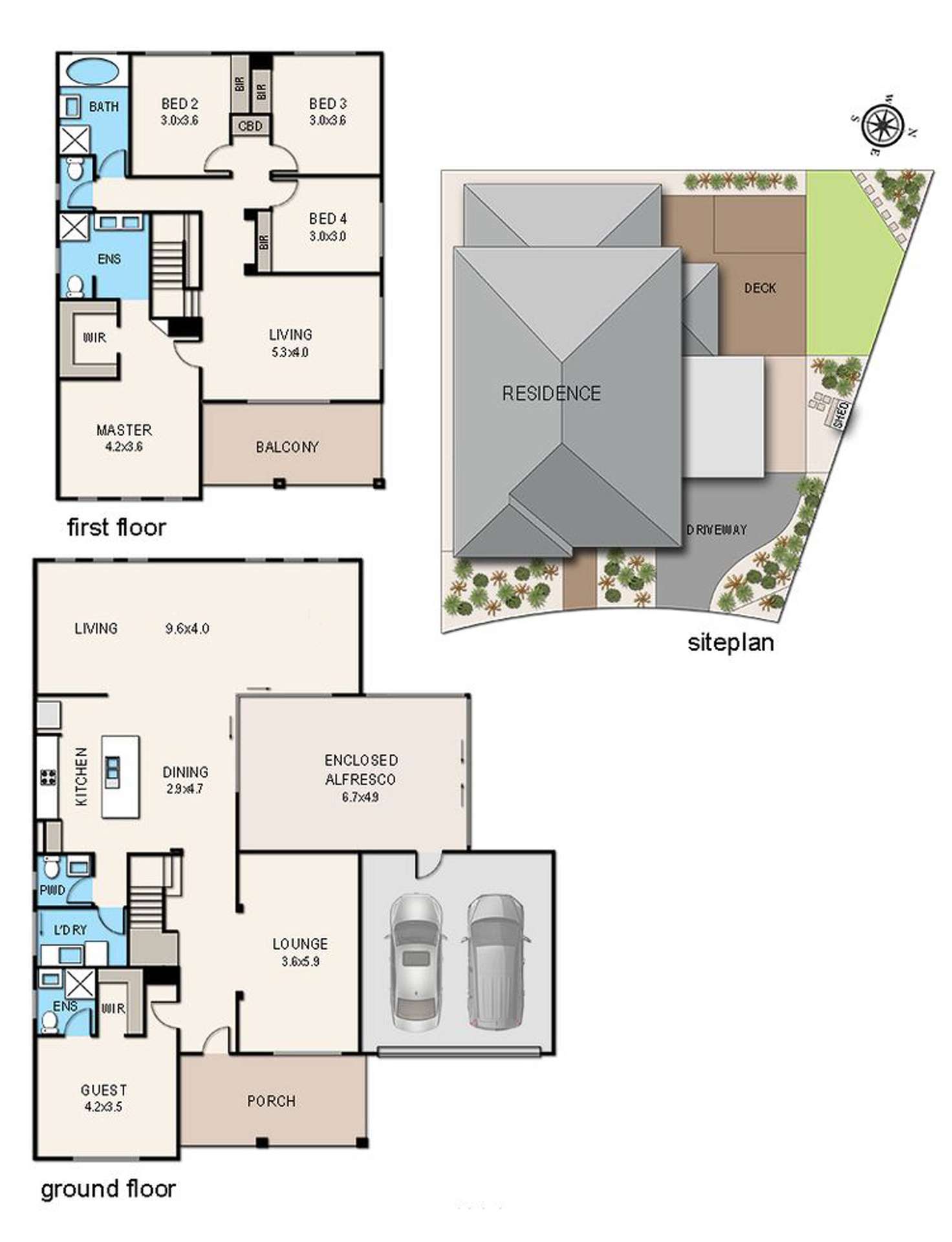 Floorplan of Homely house listing, 25 Sunset Boulevard, Eagle Point VIC 3878