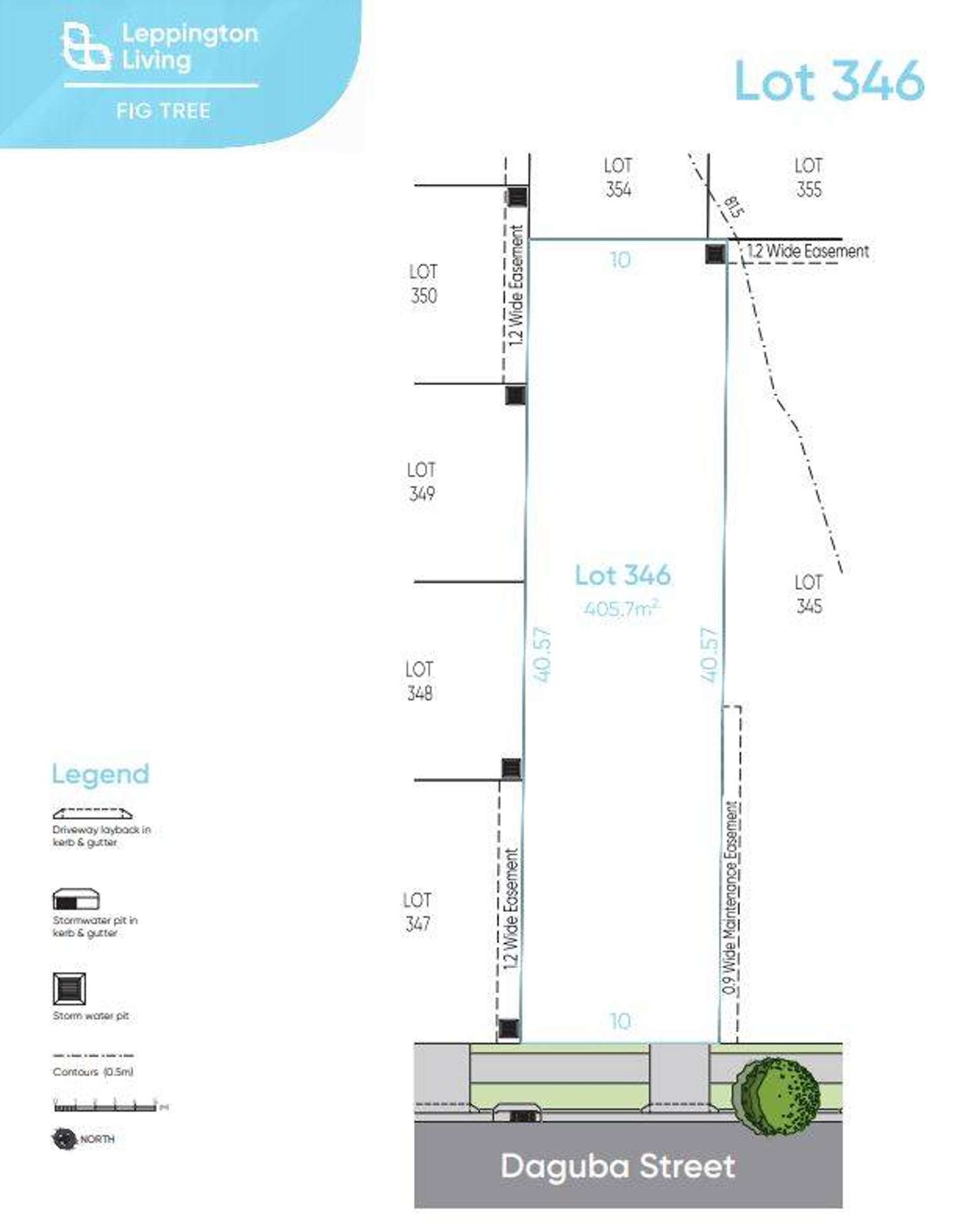 Floorplan of Homely residentialLand listing, Lot 314 Mugagaru Street, Austral NSW 2179