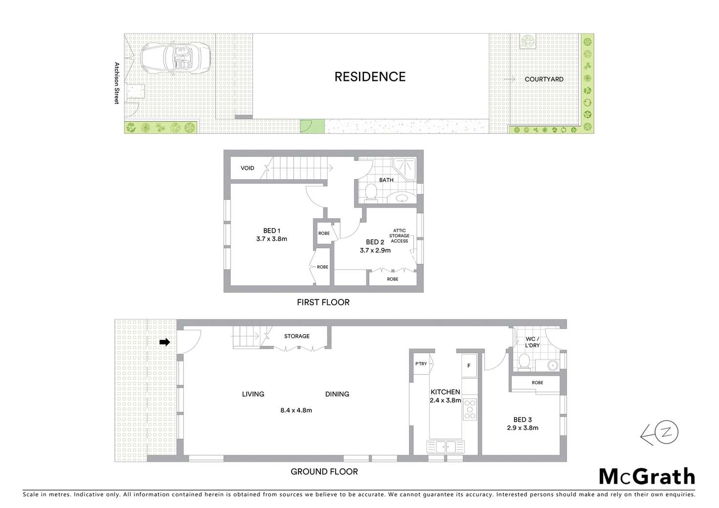 Floorplan of Homely house listing, 99 Atchison Street, Crows Nest NSW 2065