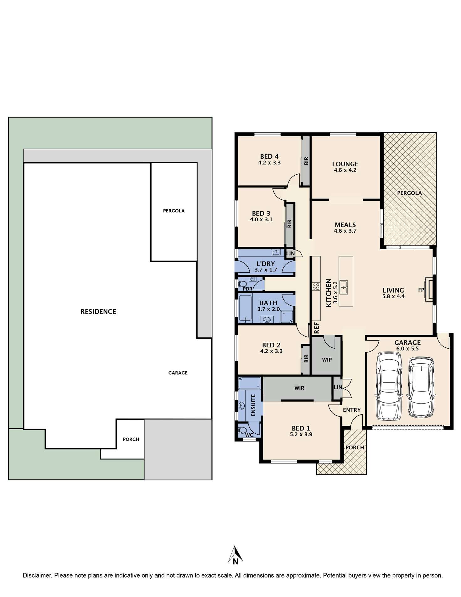 Floorplan of Homely house listing, 18 Pioneer Street, Craigieburn VIC 3064