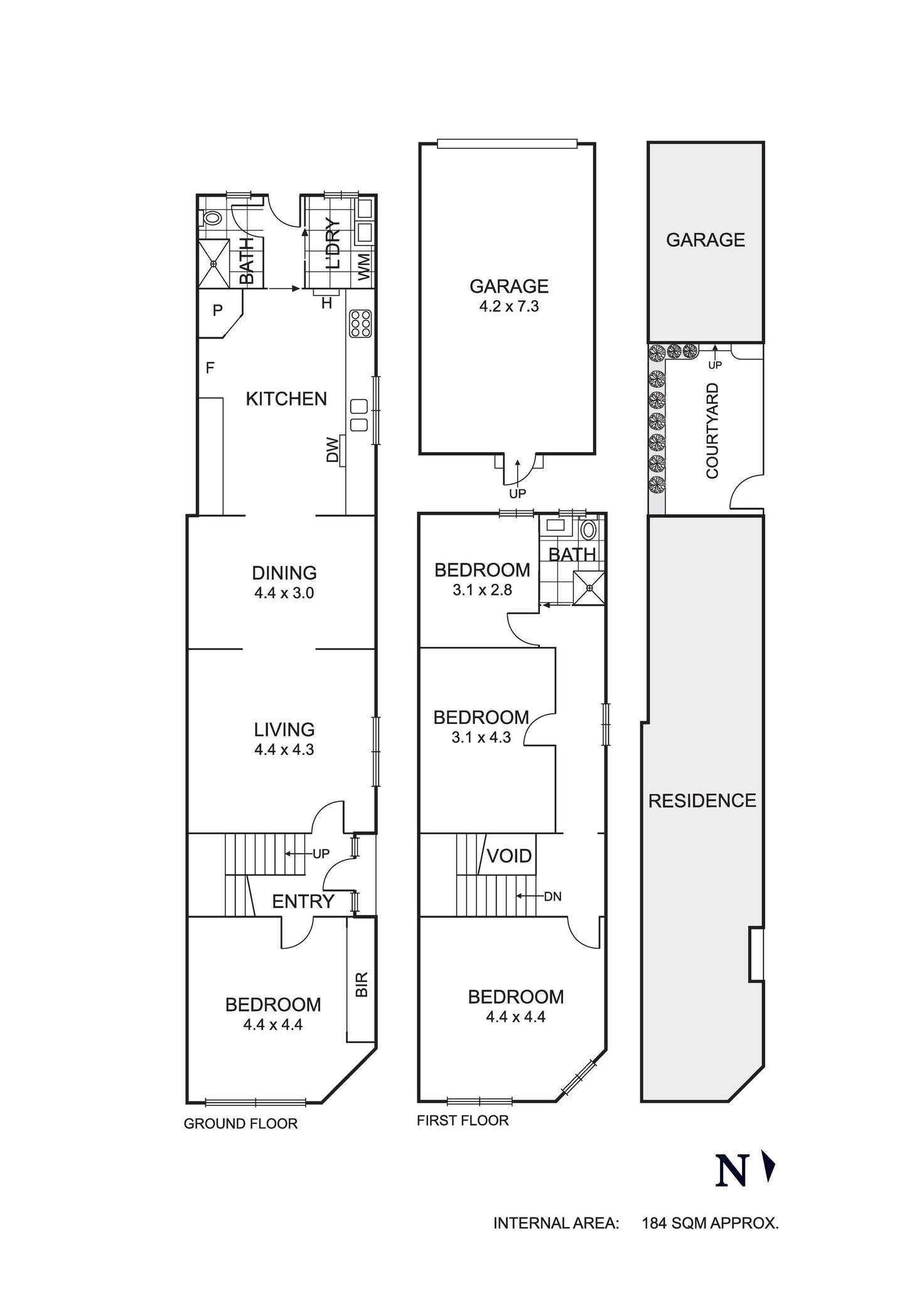 Floorplan of Homely house listing, 81 Pearson Street, Brunswick West VIC 3055