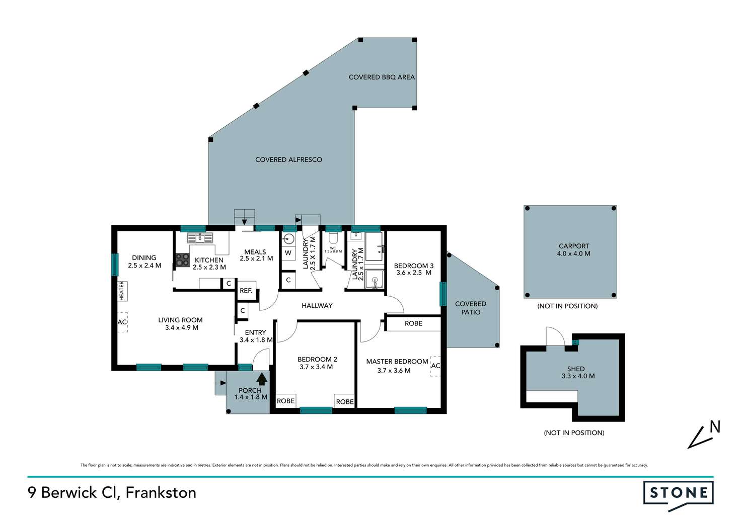 Floorplan of Homely house listing, 9 Berwick Close, Frankston VIC 3199