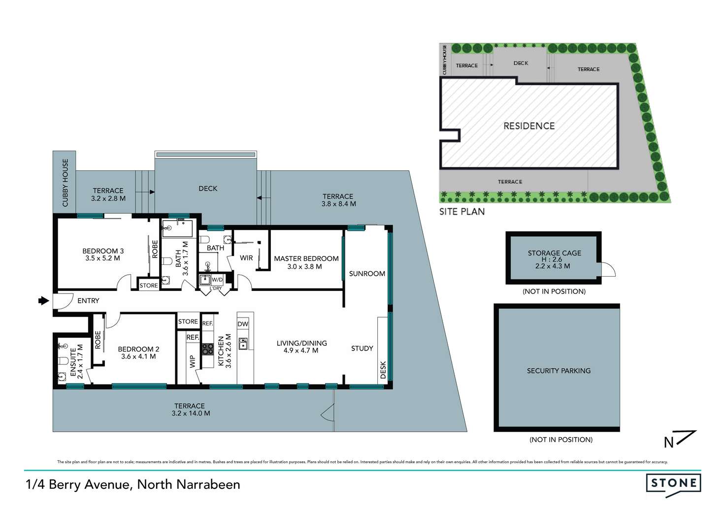 Floorplan of Homely apartment listing, 1/4 Berry Avenue, North Narrabeen NSW 2101