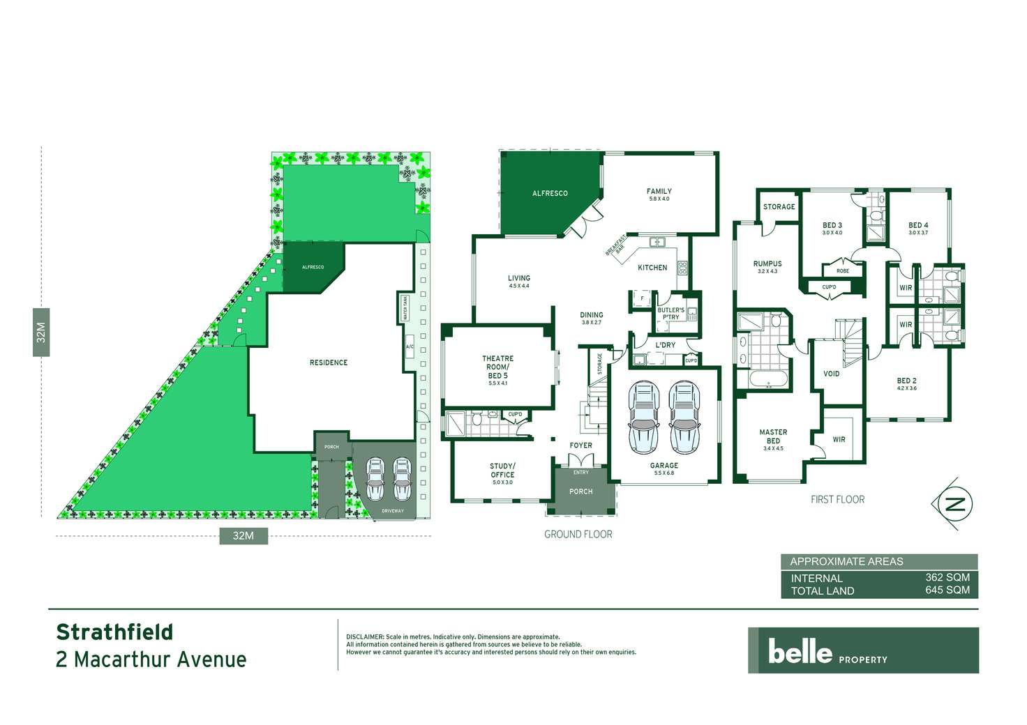 Floorplan of Homely house listing, 2 Macarthur Avenue, Strathfield NSW 2135