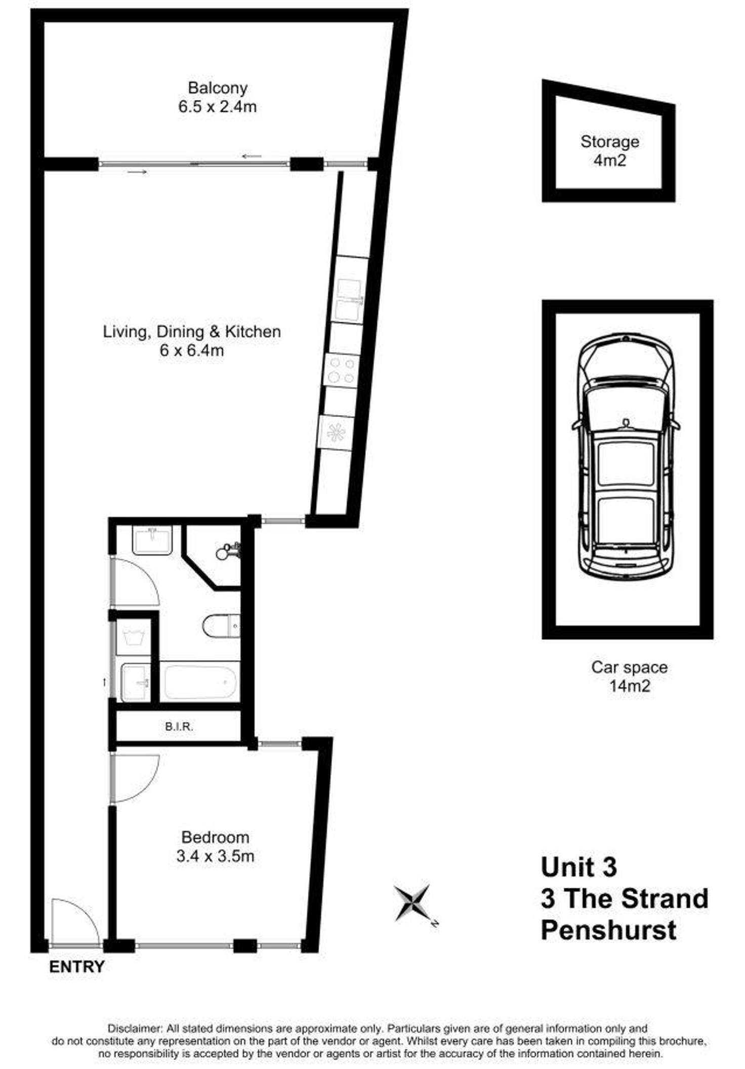 Floorplan of Homely apartment listing, 3/3 The Strand, Penshurst NSW 2222