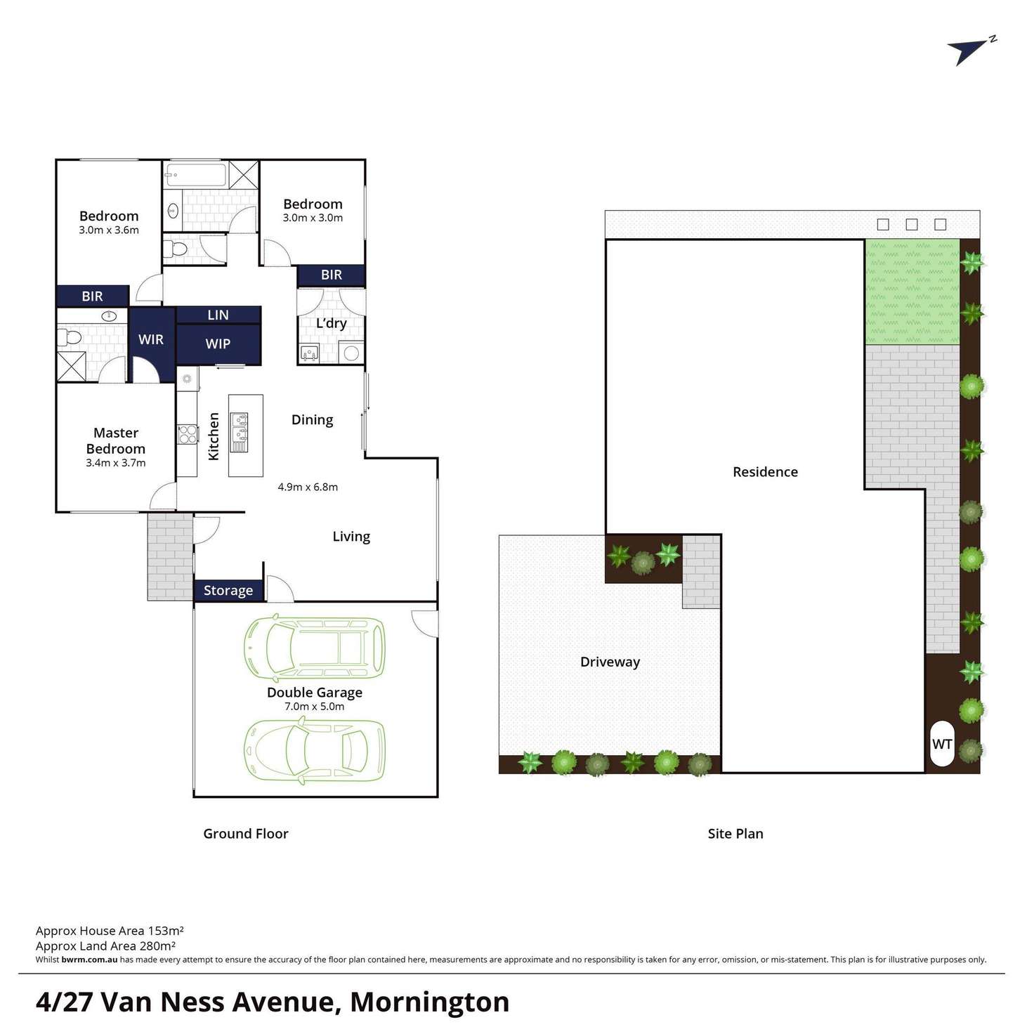 Floorplan of Homely unit listing, 4/27 Van Ness Avenue, Mornington VIC 3931