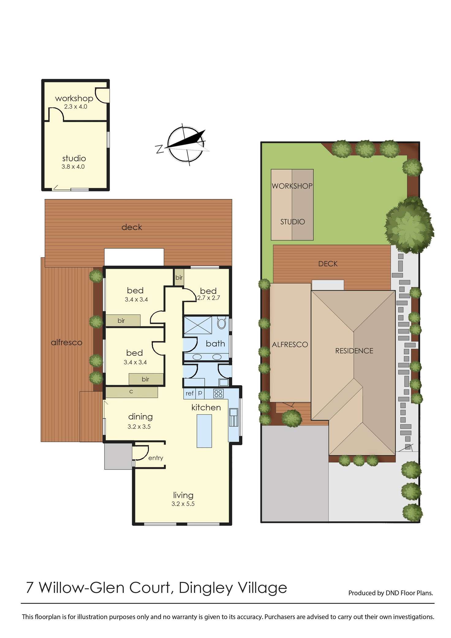 Floorplan of Homely house listing, 7 Willow-Glen Court, Dingley Village VIC 3172