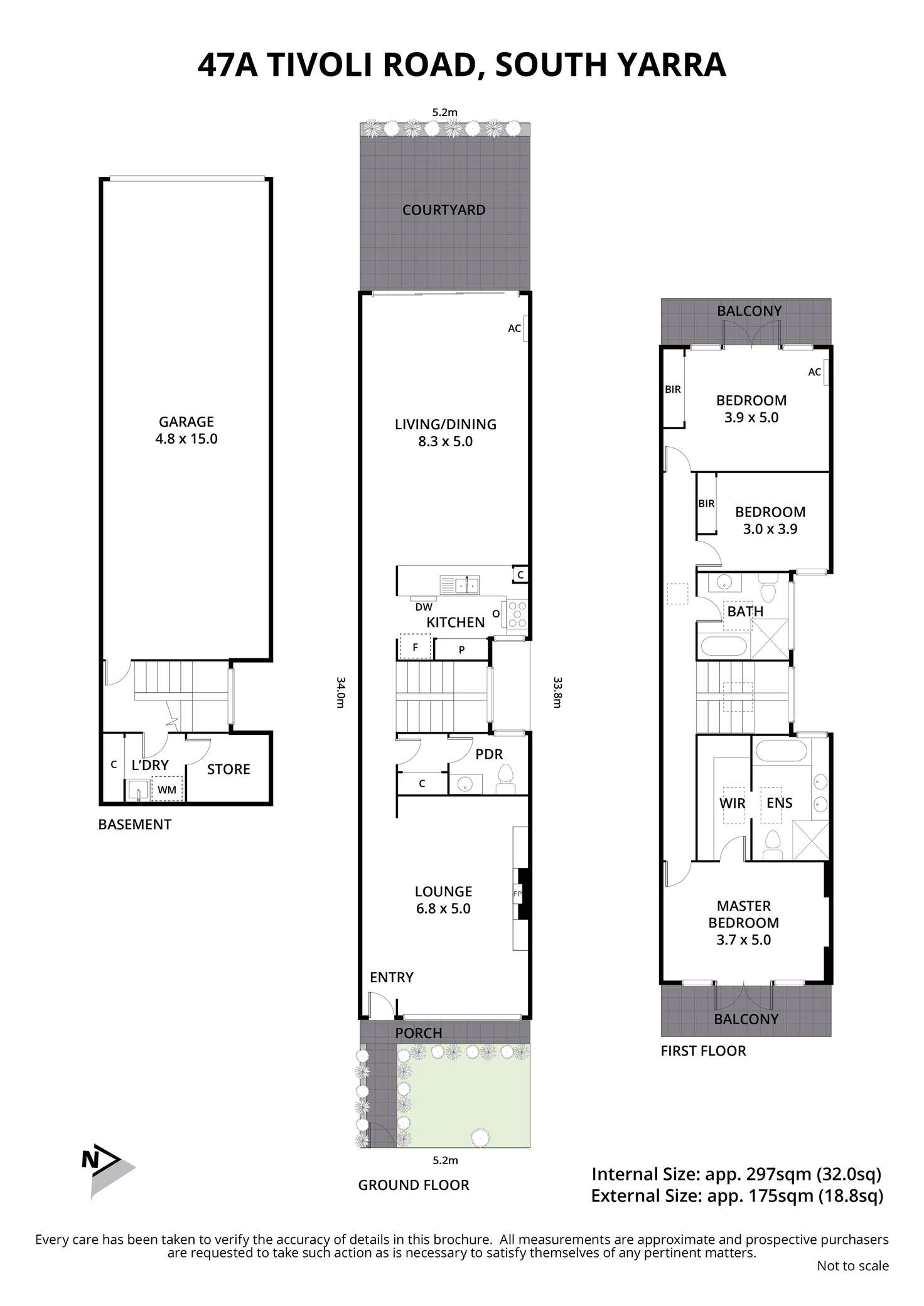 Floorplan of Homely townhouse listing, 47a Tivoli Road, South Yarra VIC 3141