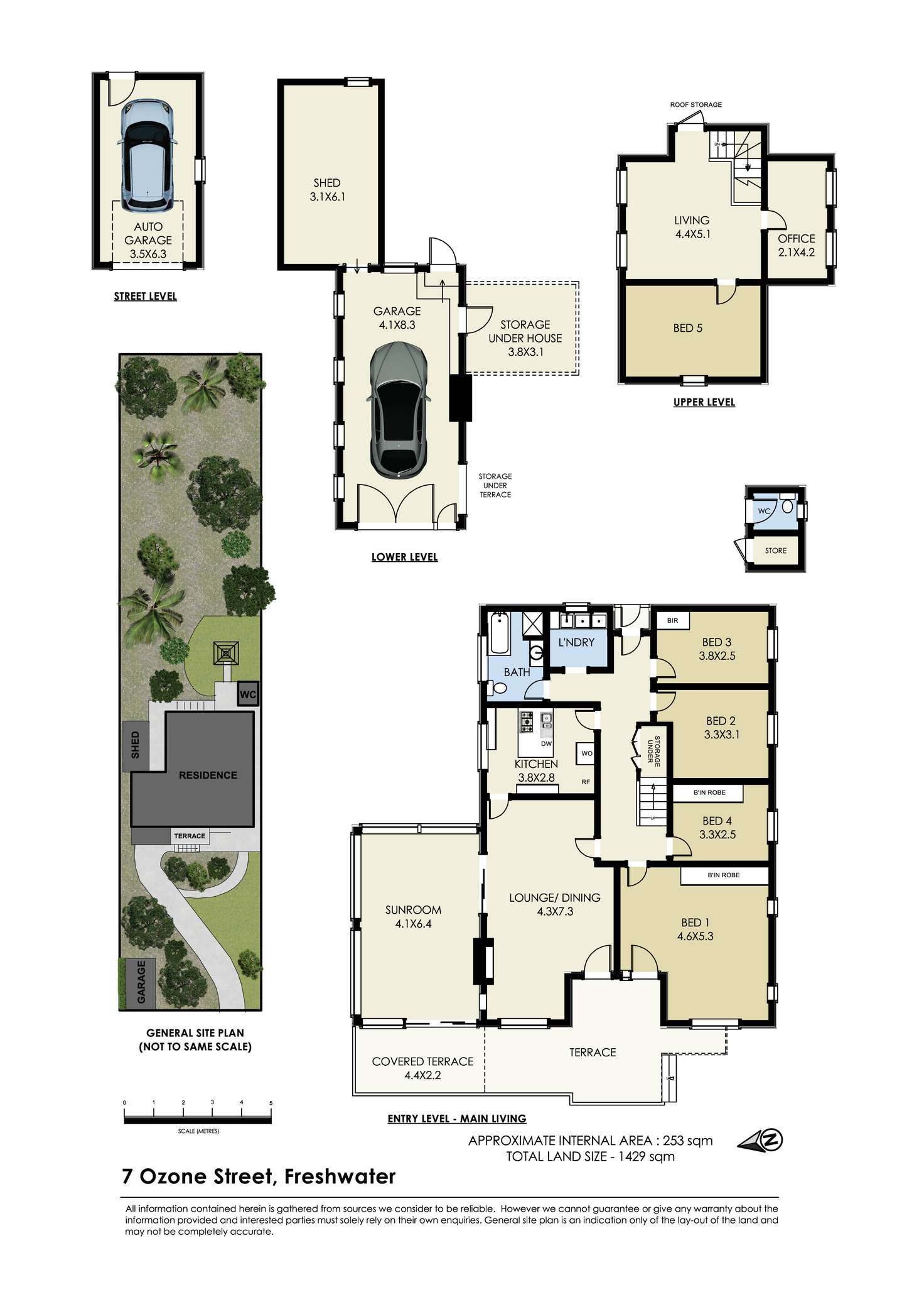 Floorplan of Homely house listing, 7 Ozone Street, Freshwater NSW 2096