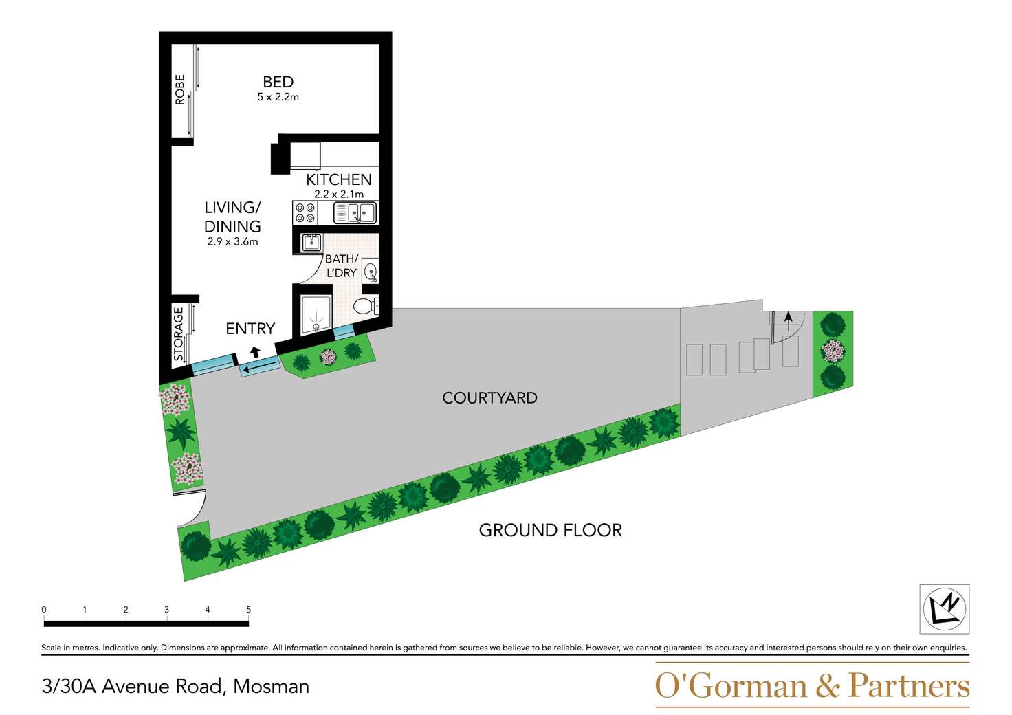 Floorplan of Homely apartment listing, 3/30A Avenue Road, Mosman NSW 2088