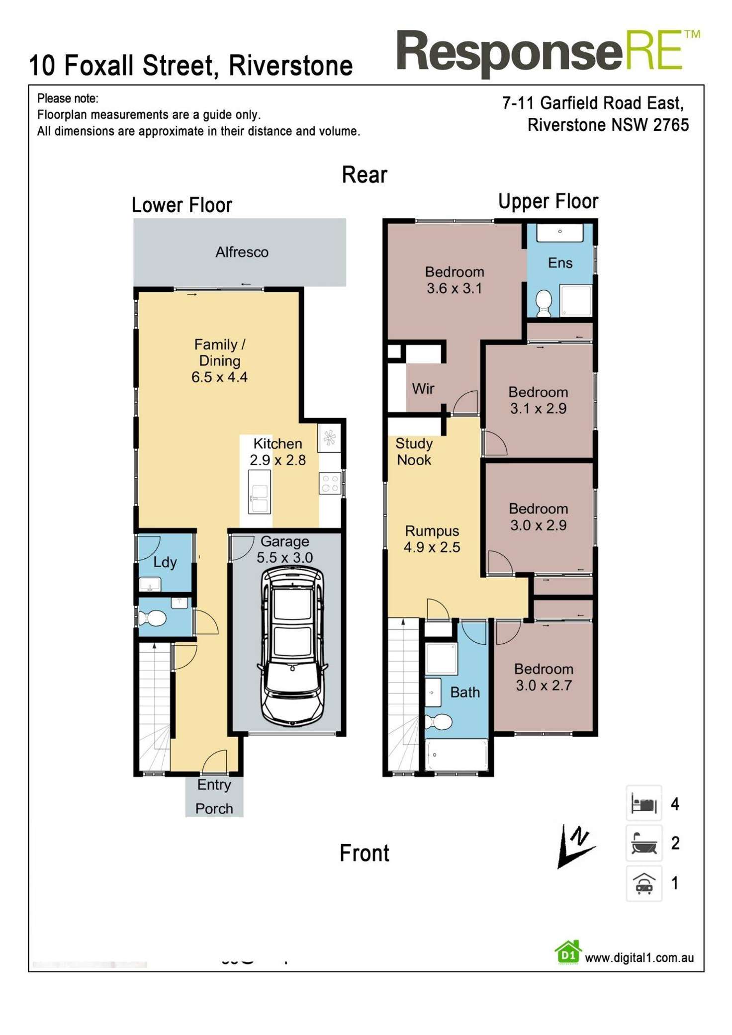Floorplan of Homely house listing, 10 Foxall Street, Riverstone NSW 2765