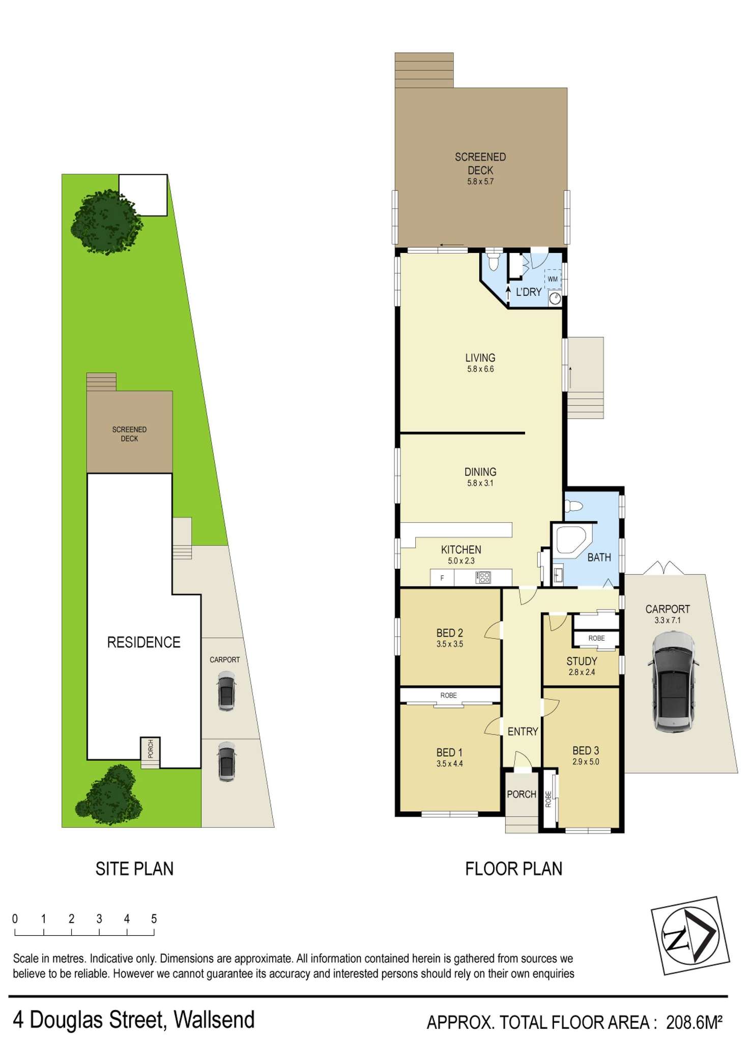 Floorplan of Homely house listing, 4 Douglas Street, Wallsend NSW 2287