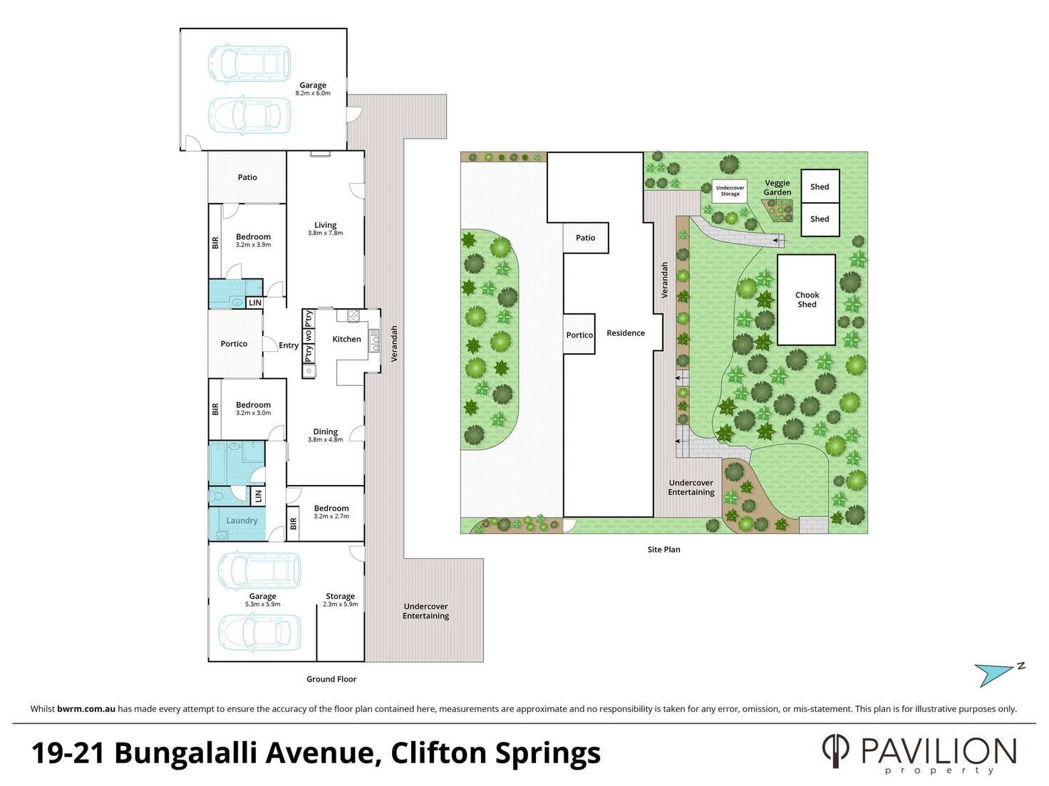 Floorplan of Homely house listing, 19-21 Bungalalli Avenue, Clifton Springs VIC 3222