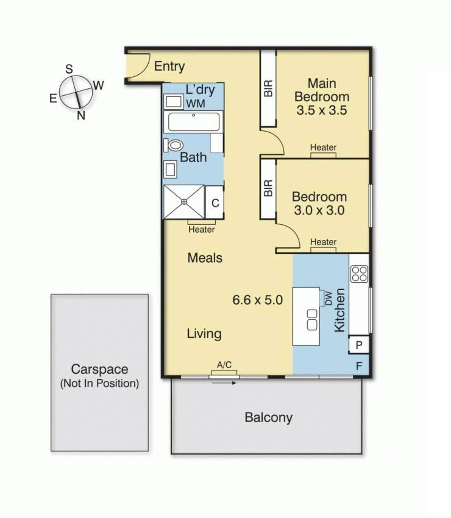 Floorplan of Homely apartment listing, 11/137-139 Flinders Street, Thornbury VIC 3071