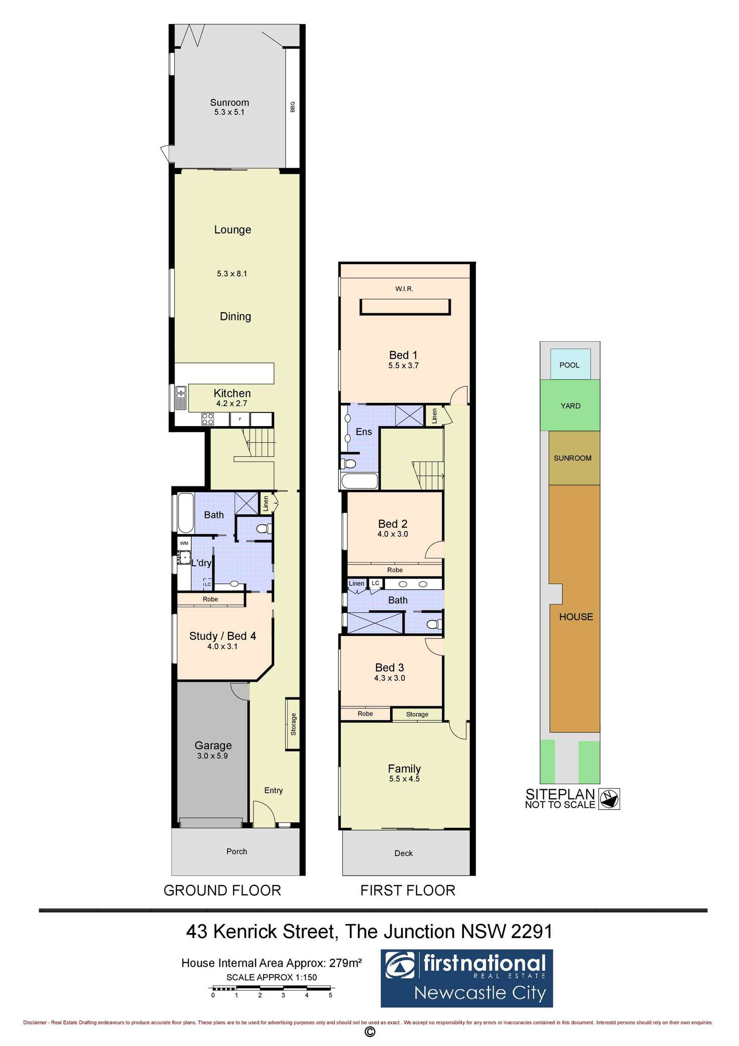 Floorplan of Homely house listing, 43 Kenrick Street, The Junction NSW 2291