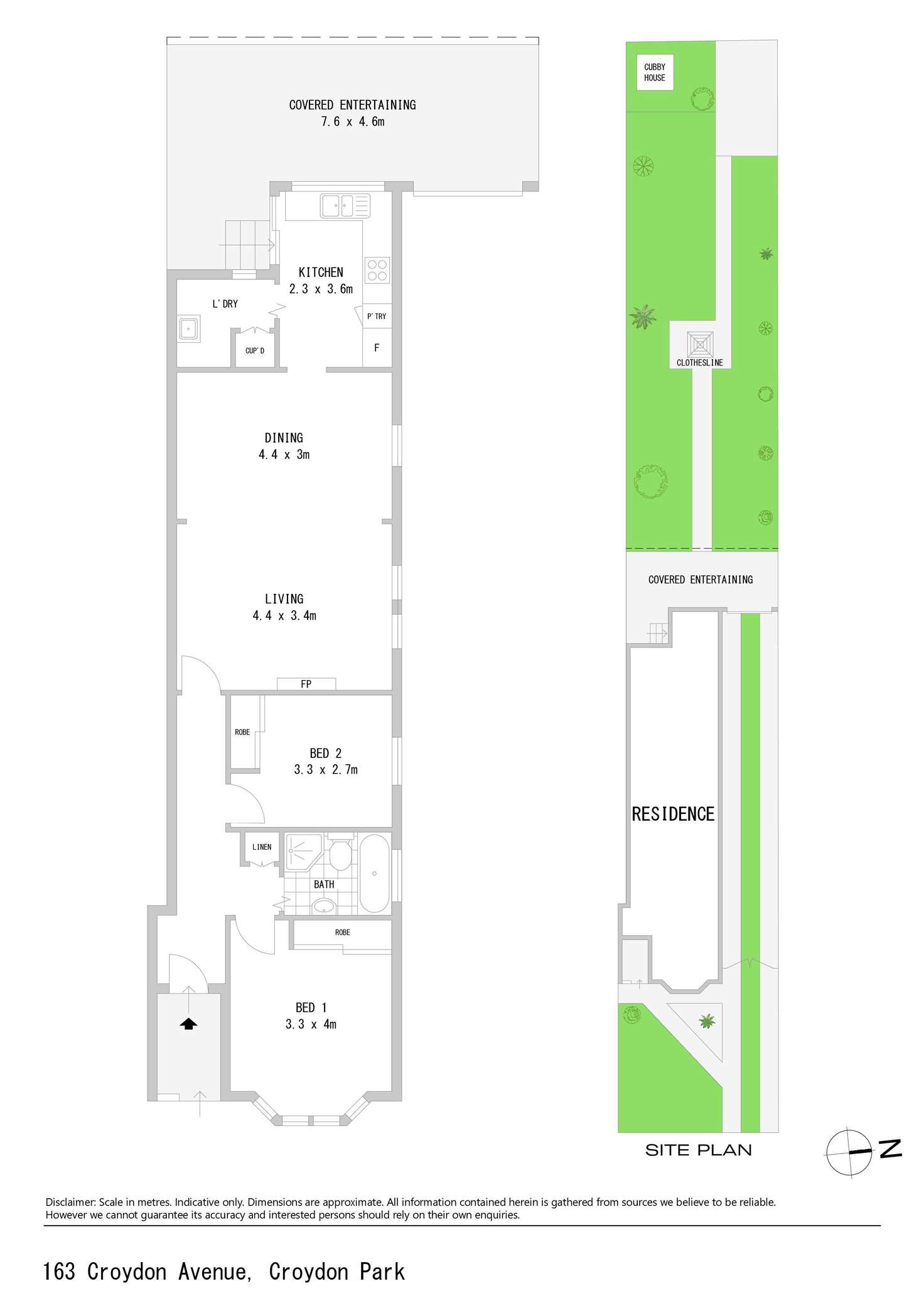 Floorplan of Homely house listing, 163 Croydon Avenue, Croydon Park NSW 2133