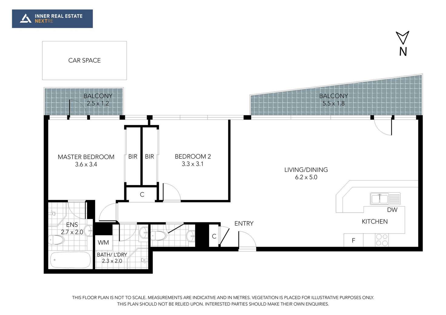 Floorplan of Homely apartment listing, 402/598 St Kilda Road, Melbourne VIC 3004