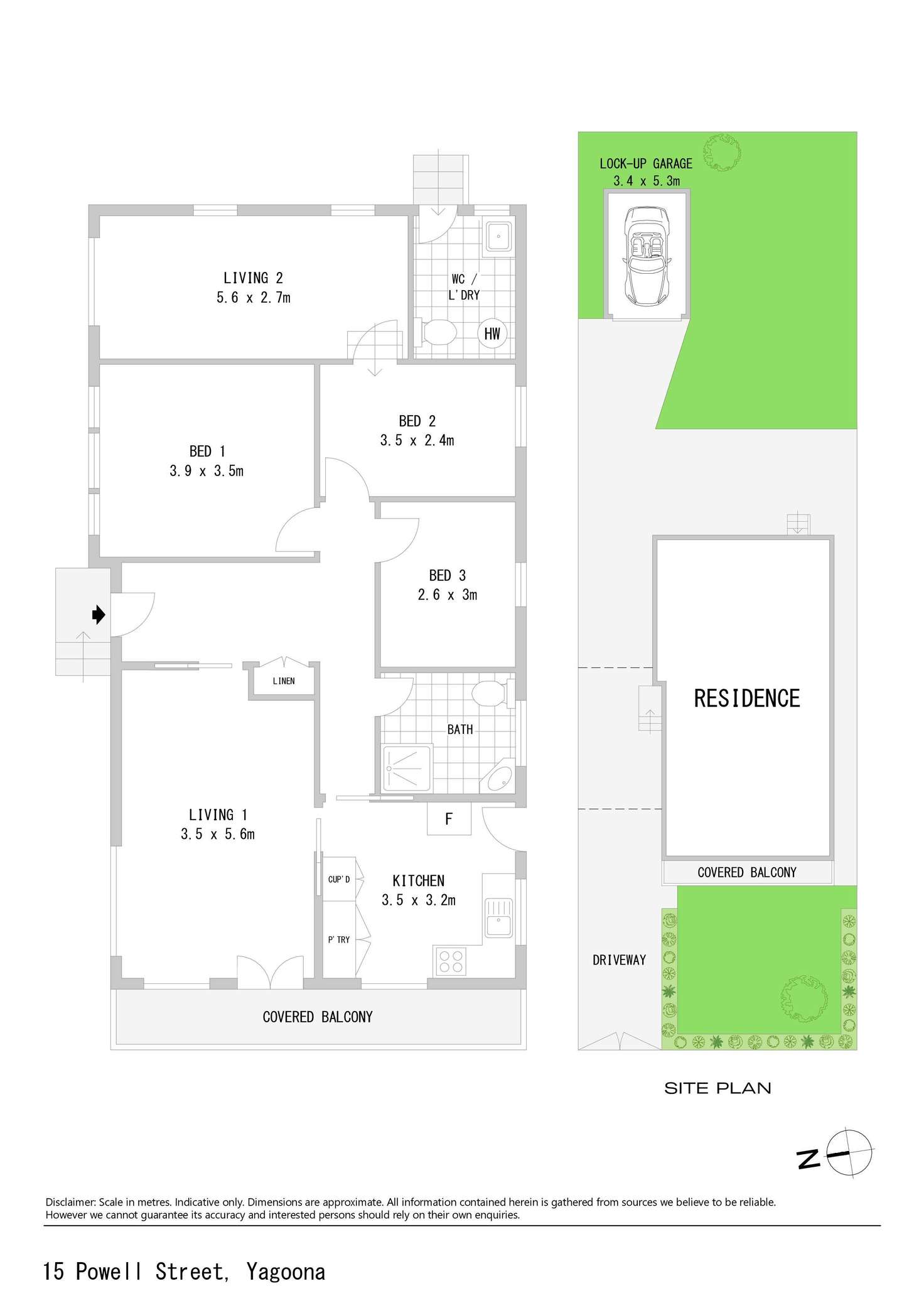 Floorplan of Homely house listing, 15 Powell Street, Yagoona NSW 2199