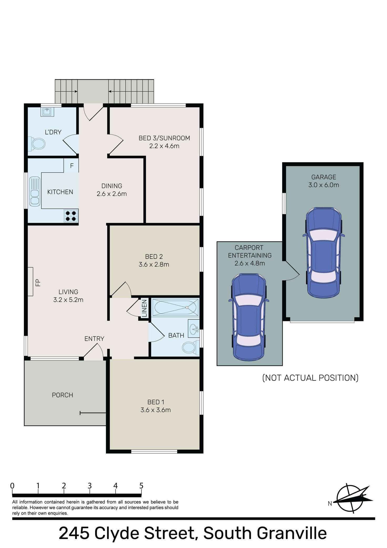Floorplan of Homely house listing, 245 Clyde Street, Granville NSW 2142
