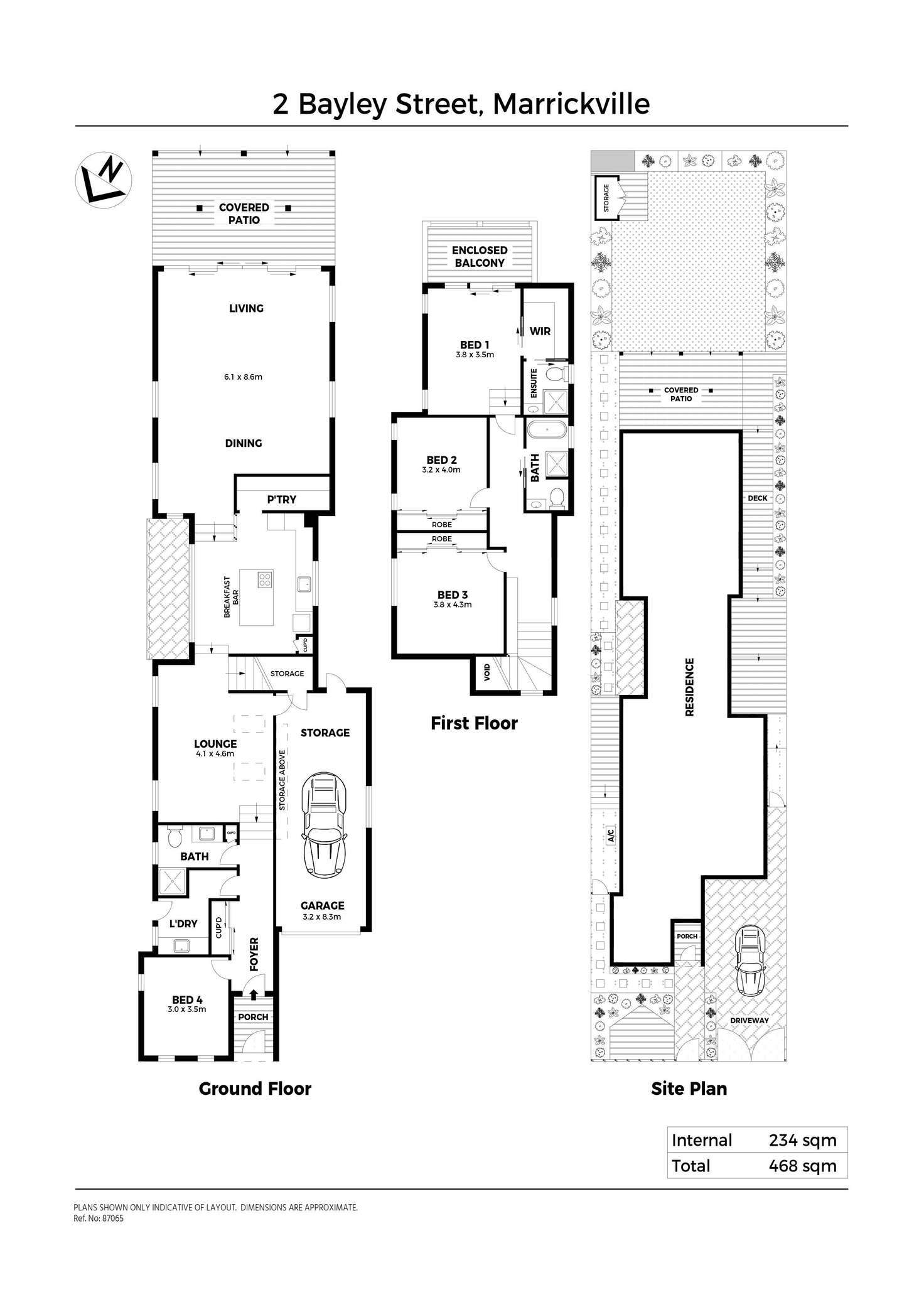 Floorplan of Homely house listing, 2 Bayley Street, Marrickville NSW 2204