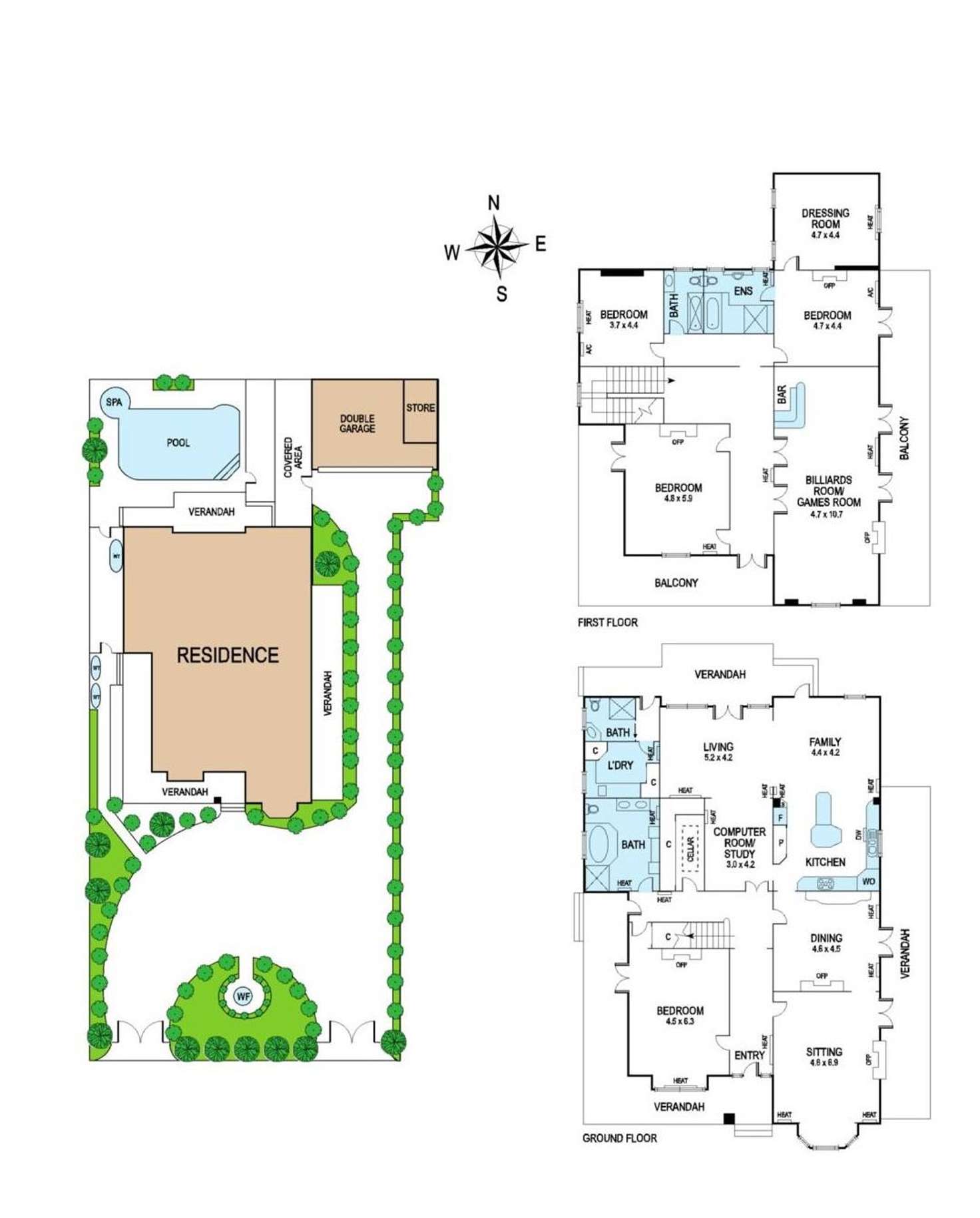 Floorplan of Homely house listing, 10 Molesworth Street, Kew VIC 3101