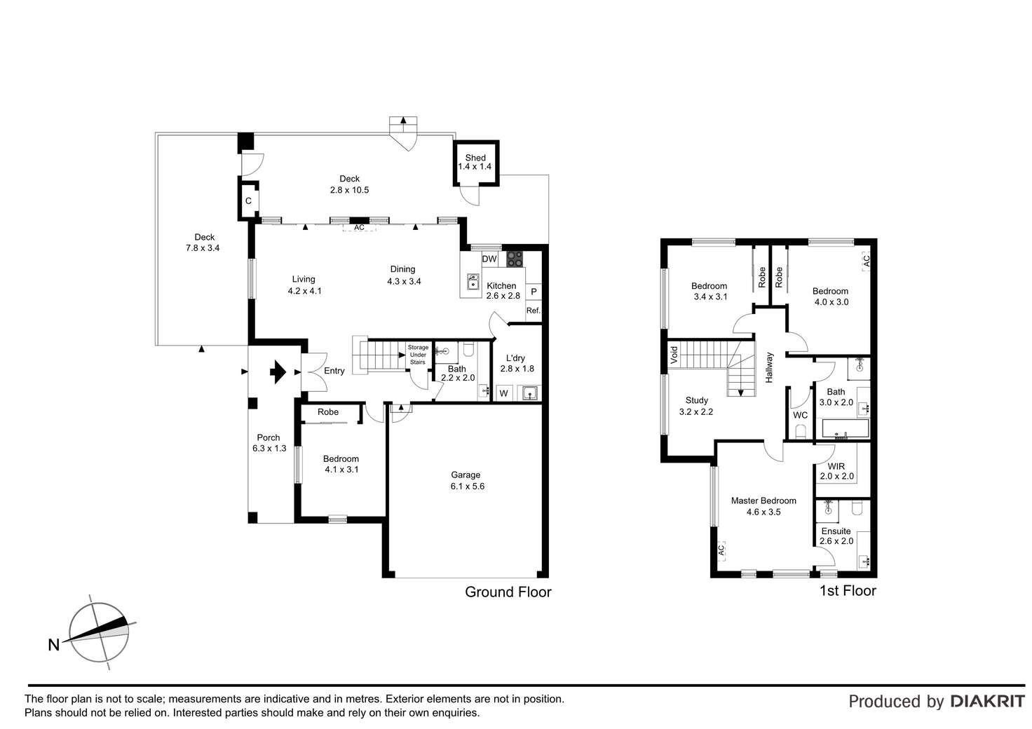 Floorplan of Homely townhouse listing, 1/28 Fromhold Drive, Doncaster VIC 3108