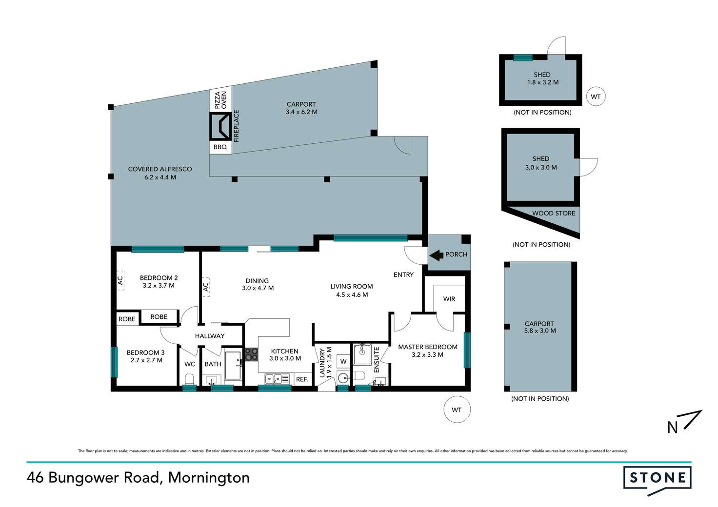 Floorplan of Homely house listing, 46 Bungower Road, Mornington VIC 3931