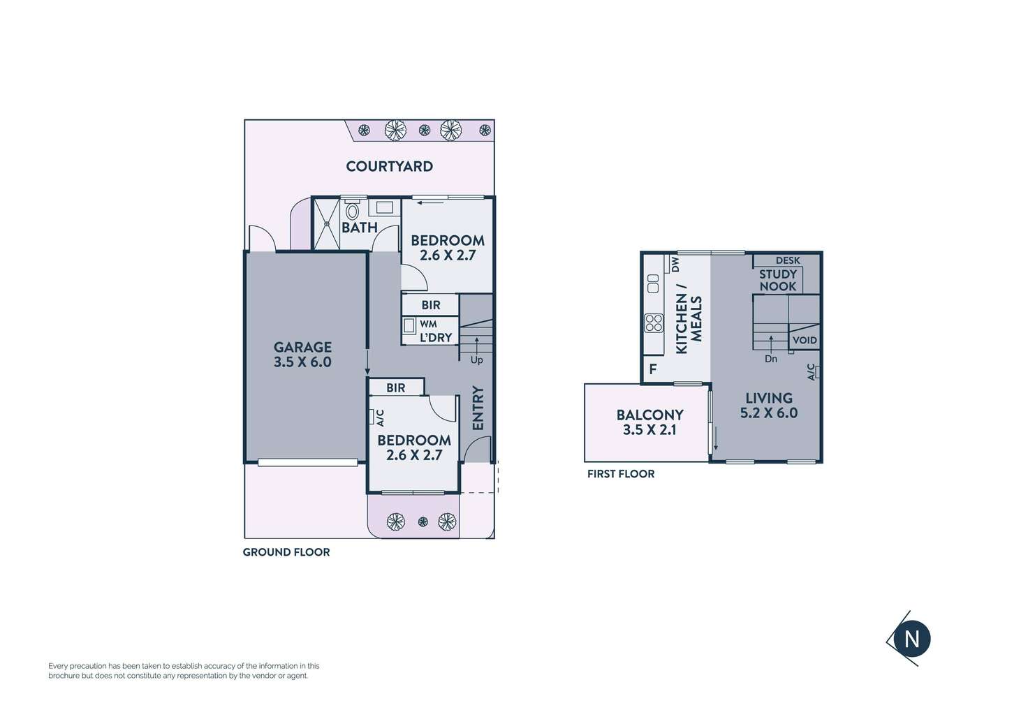 Floorplan of Homely townhouse listing, 3/18 Bailey Avenue, Preston VIC 3072
