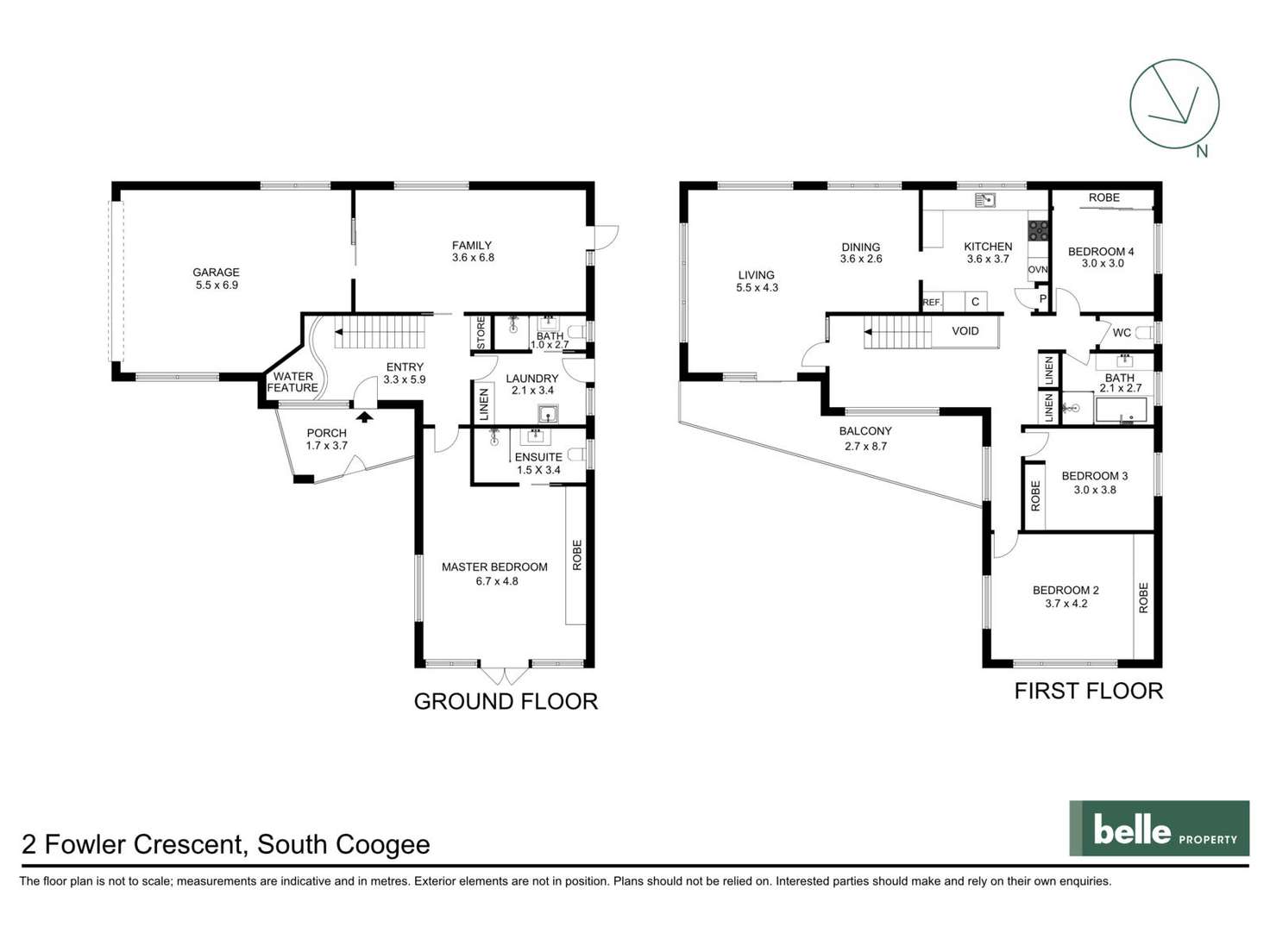 Floorplan of Homely house listing, 2 Fowler Crescent, South Coogee NSW 2034